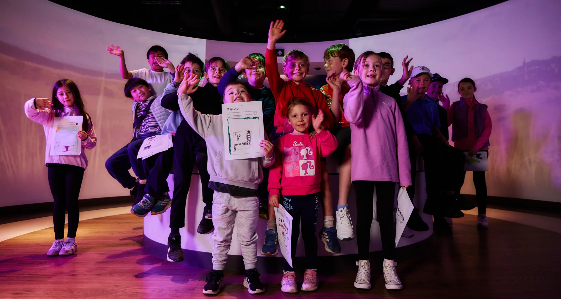 St Andrews Links Junior Golfers (SALJGA) at The R&A World Golf Museum for the New Voices project.