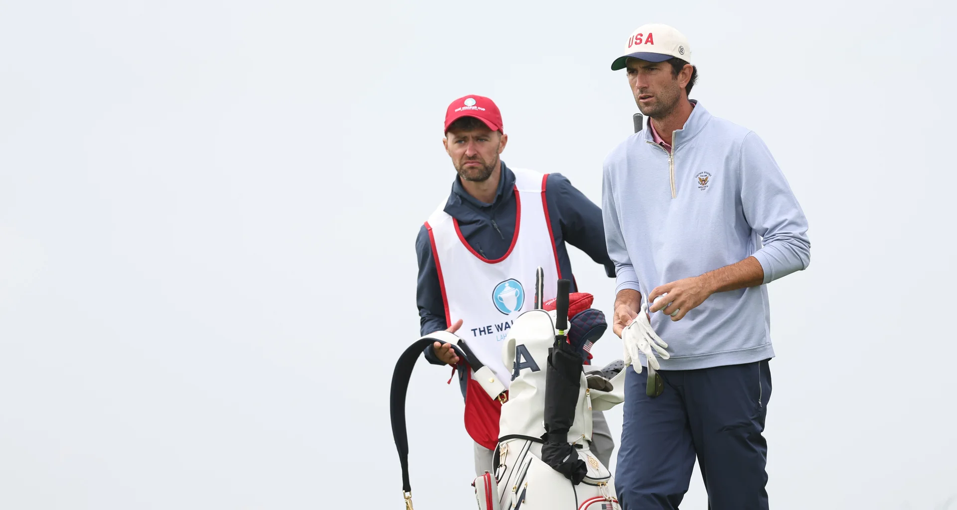 Stewart Hagestad in action during practice for the 2026 Walker Cup at Lahinch.