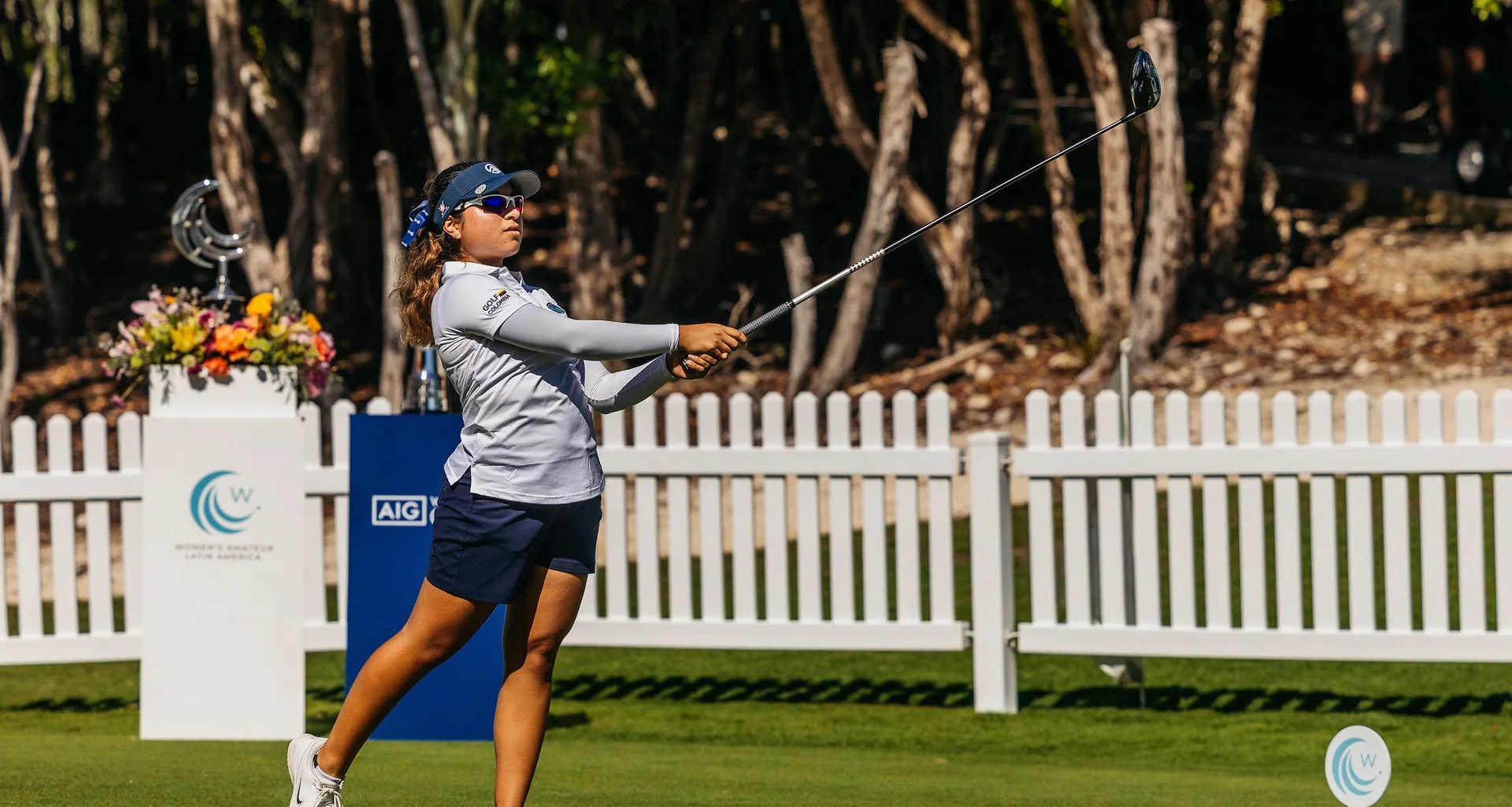 María José Marín during round one of the Women's Amateur Latin America at at PGA Riviera Maya in Mexico.