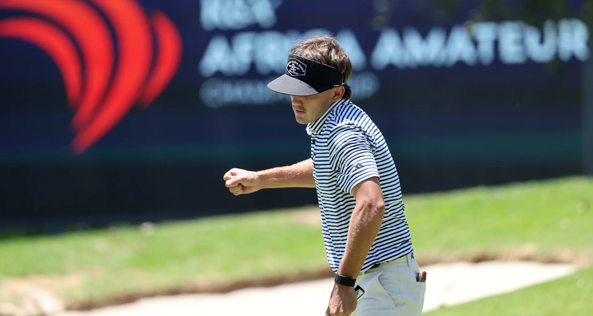 Jack Buchanan in action during the final round of the Africa Amateur Championship.