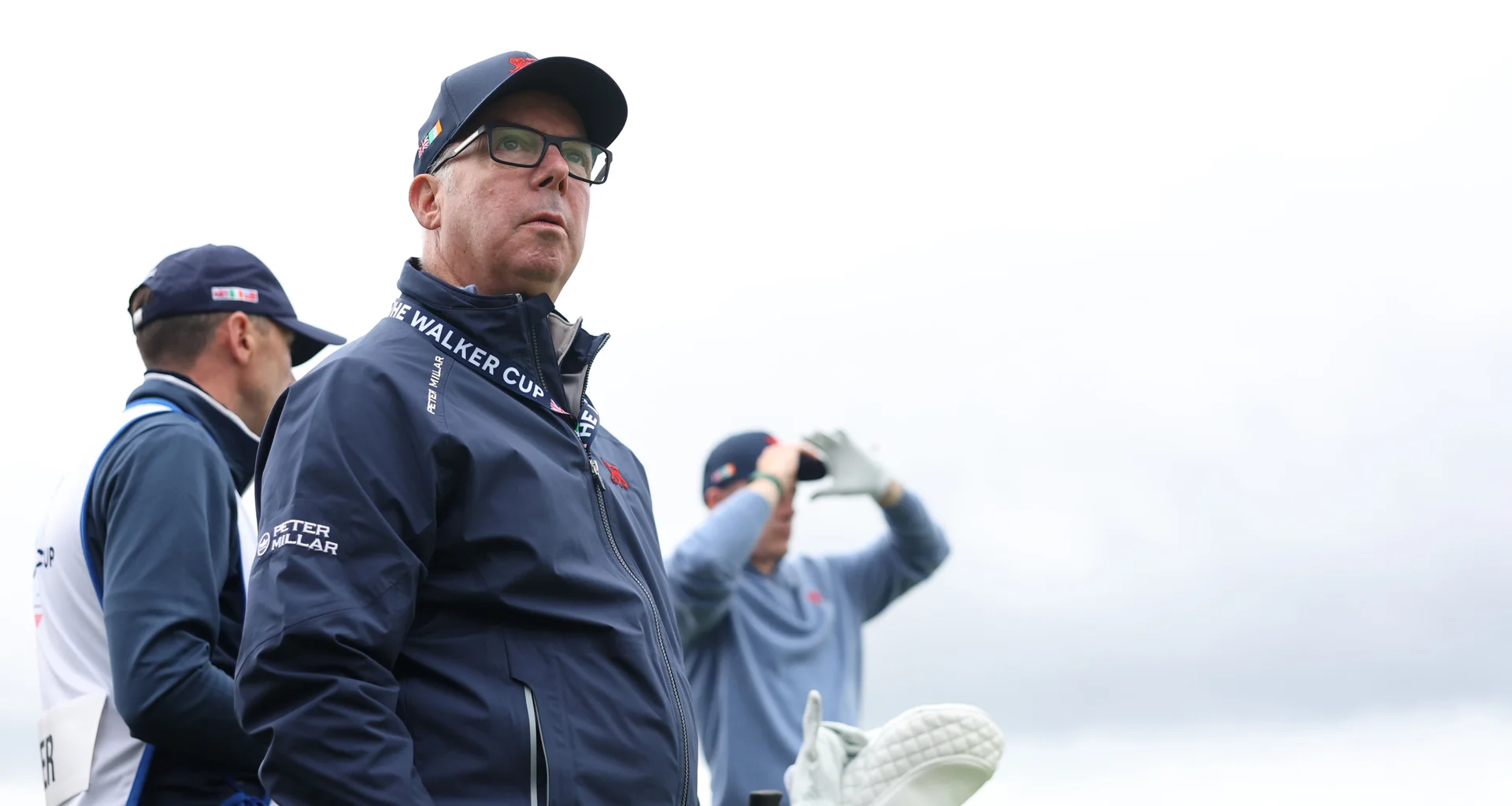 Dean Robertson during day two of the 2026 Walker Cup at Lahinch.