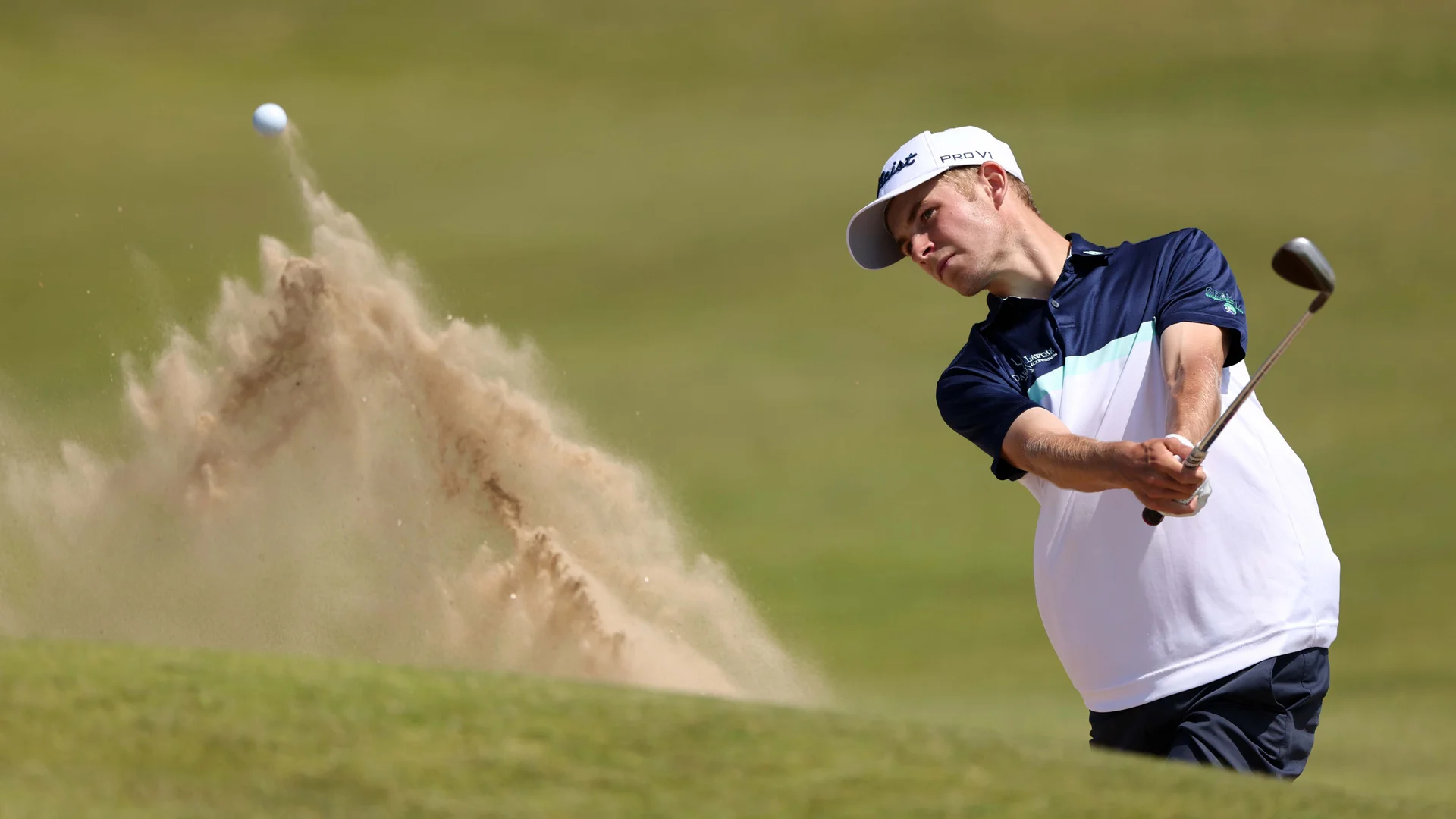 Connor Graham in action at The 130th Amateur Championship