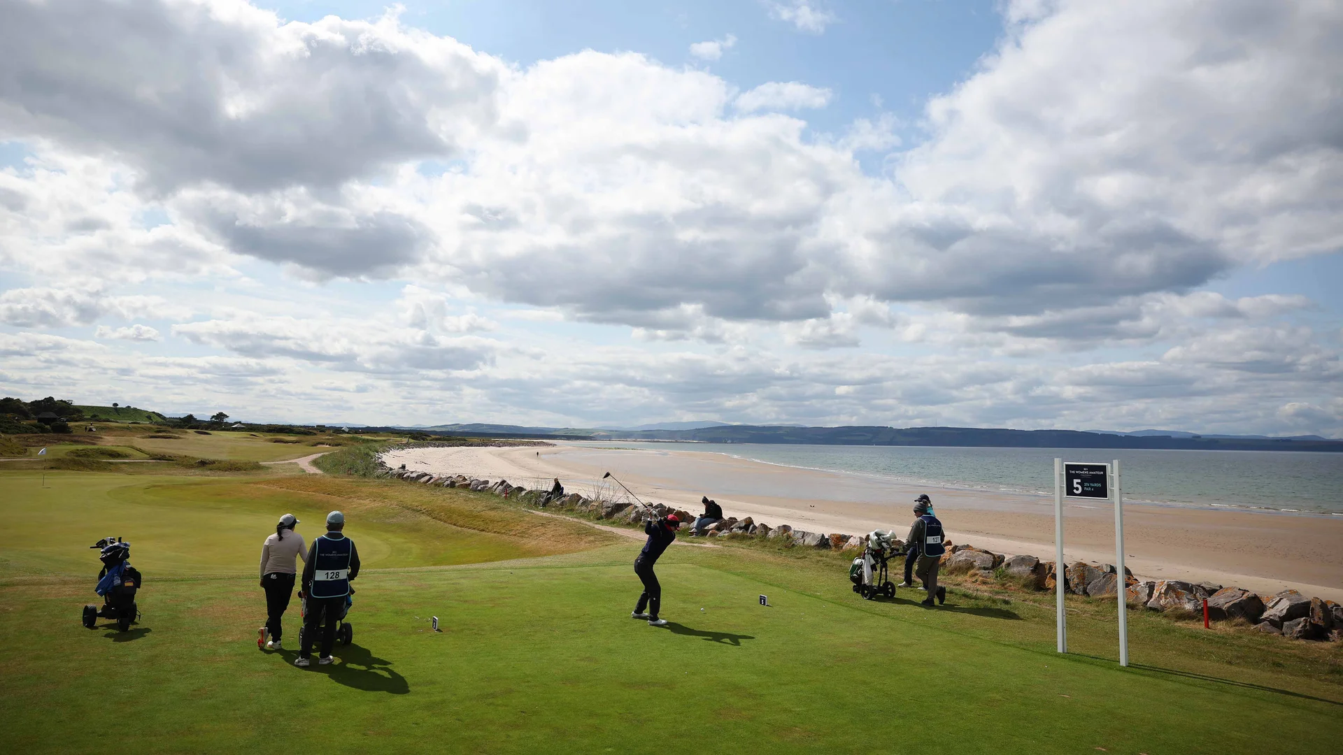 The Women's Amateur Championship taking place at Nairn Golf Club.
