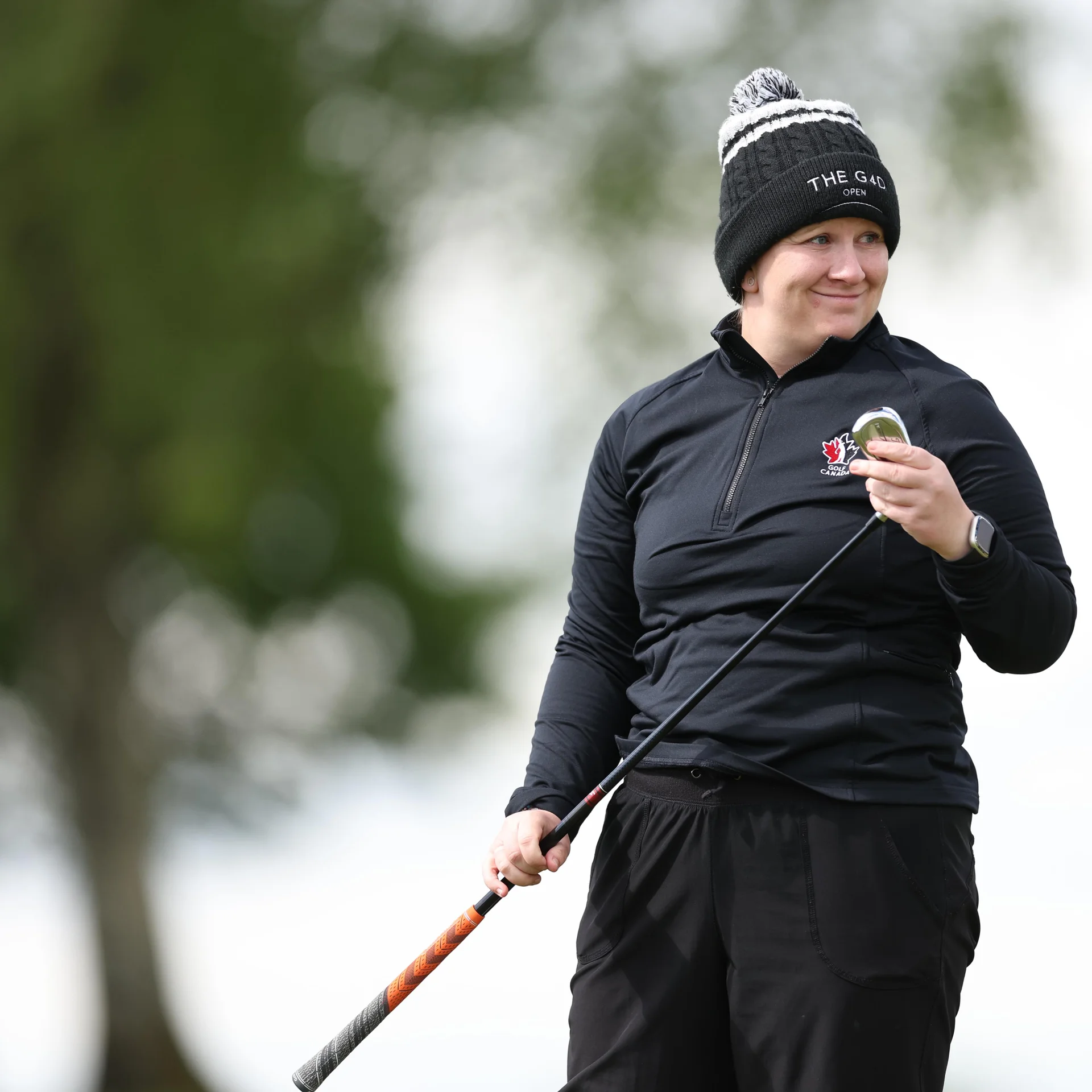 Natasha Stasiuk of Canada during Day One of The G4D Open at Celtic Manor Resort