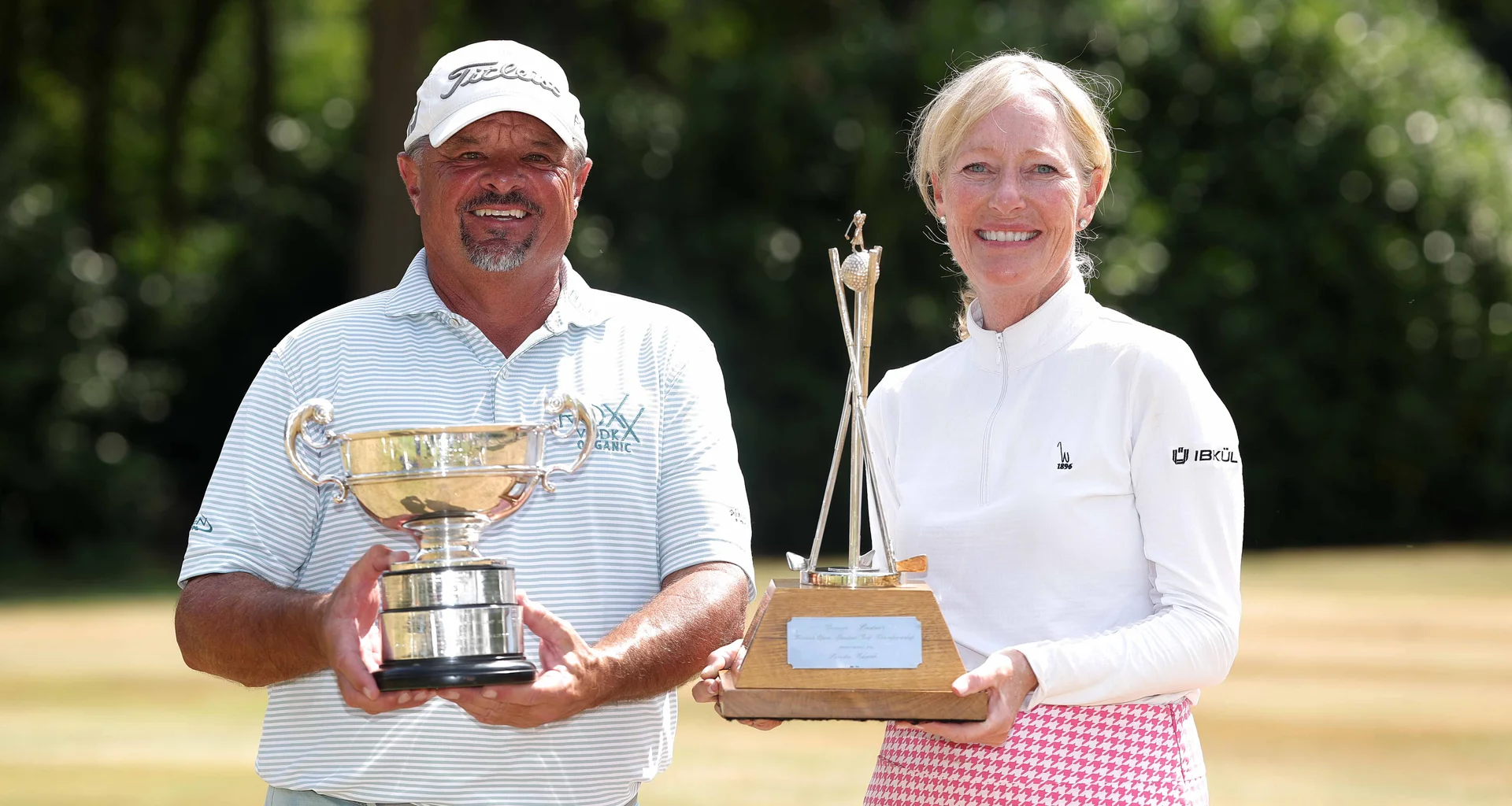 Bryan Hoops and Lara Tennant won The R&A Women’s Senior Amateur and Senior Amateur championships at Frilford Heath in July 2026.