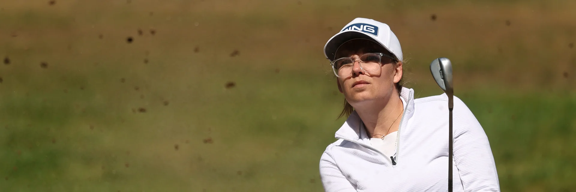 Daphne van Houten in action at The G4D Open at Woburn in May 2025.