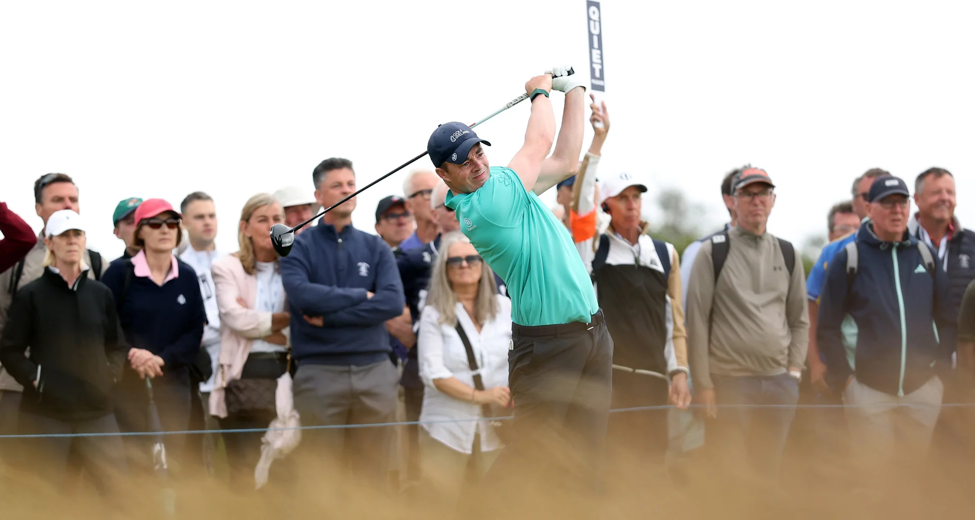 Stuart Grehan in action during the quarter-finals of The 131st Amateur Championship at Royal Liverpool.