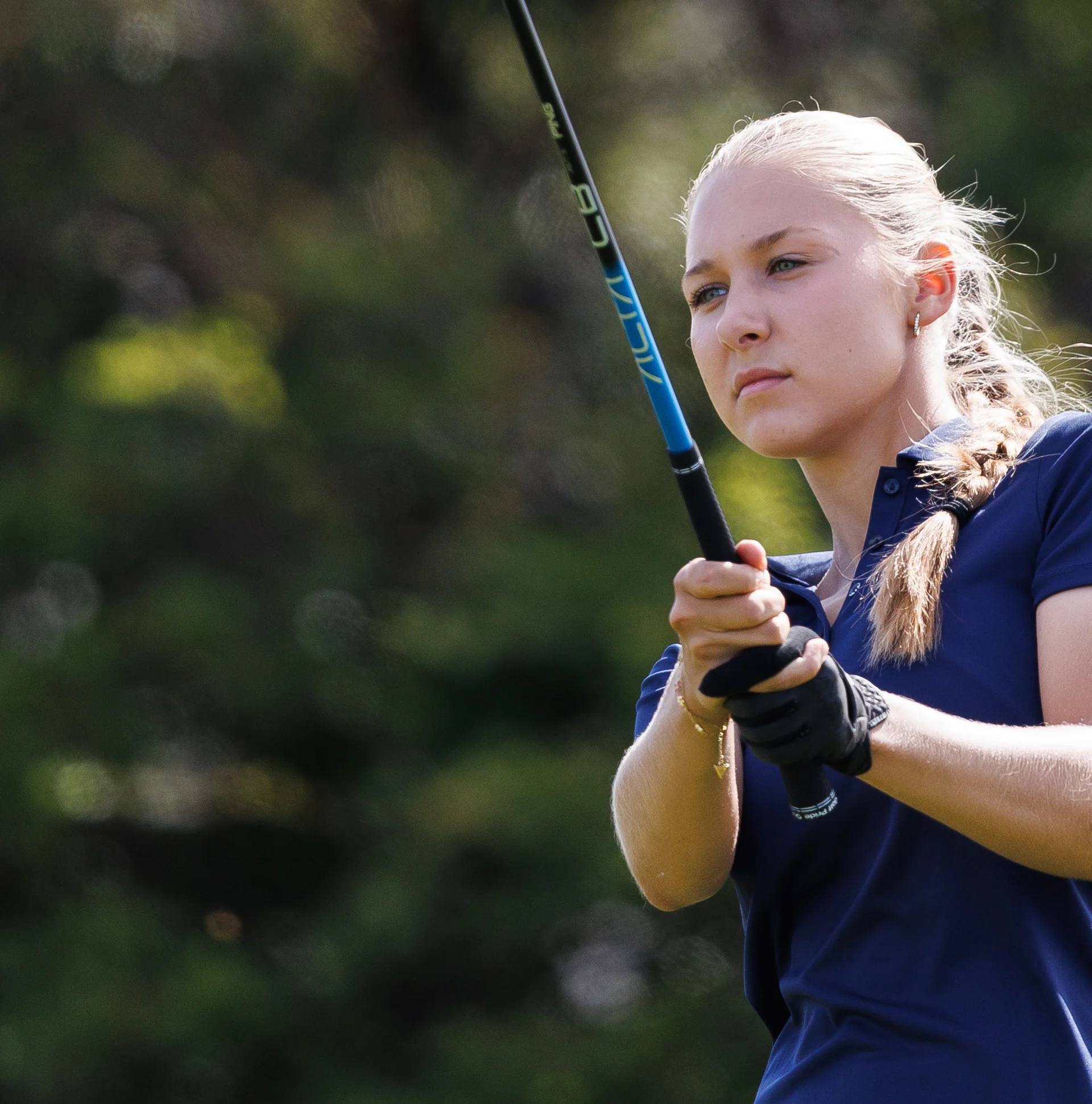 Iiris Matas in action during day three of the 2026 Girls' Amateur Championship.