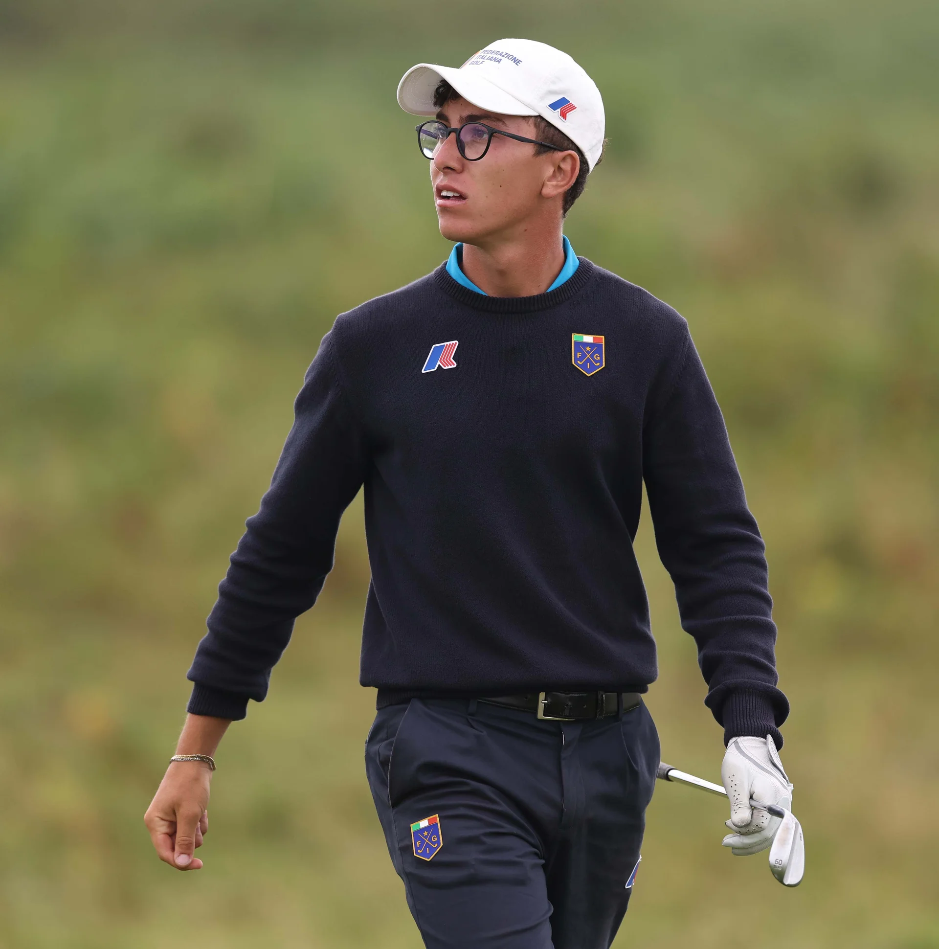 Bruno Fontero at County Louth for the Boys' Amateur Championship.