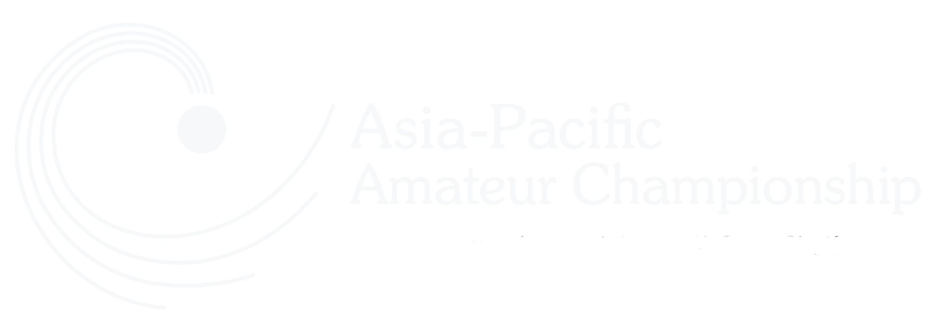 Asia-Pacific Amateur Championship logo.