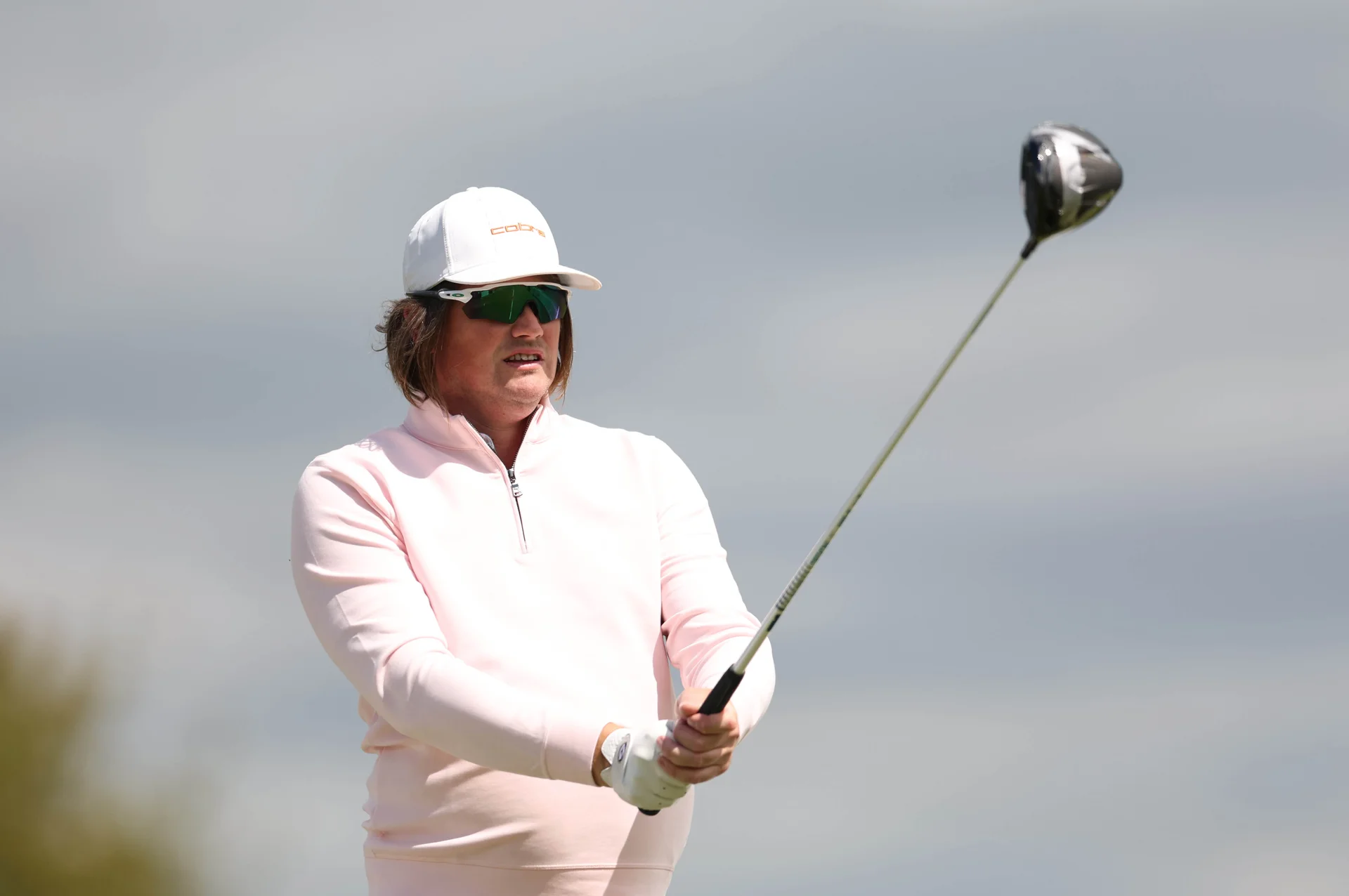 Alessandra Donati plays a shot during a practice round at The G4D Open at Celtic Manor.