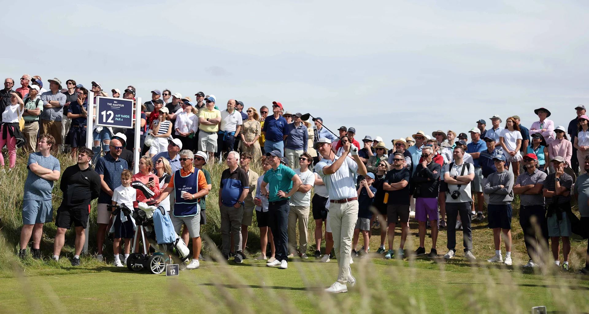 Matt Moloney in action during the final of The 131st Amateur Championship.