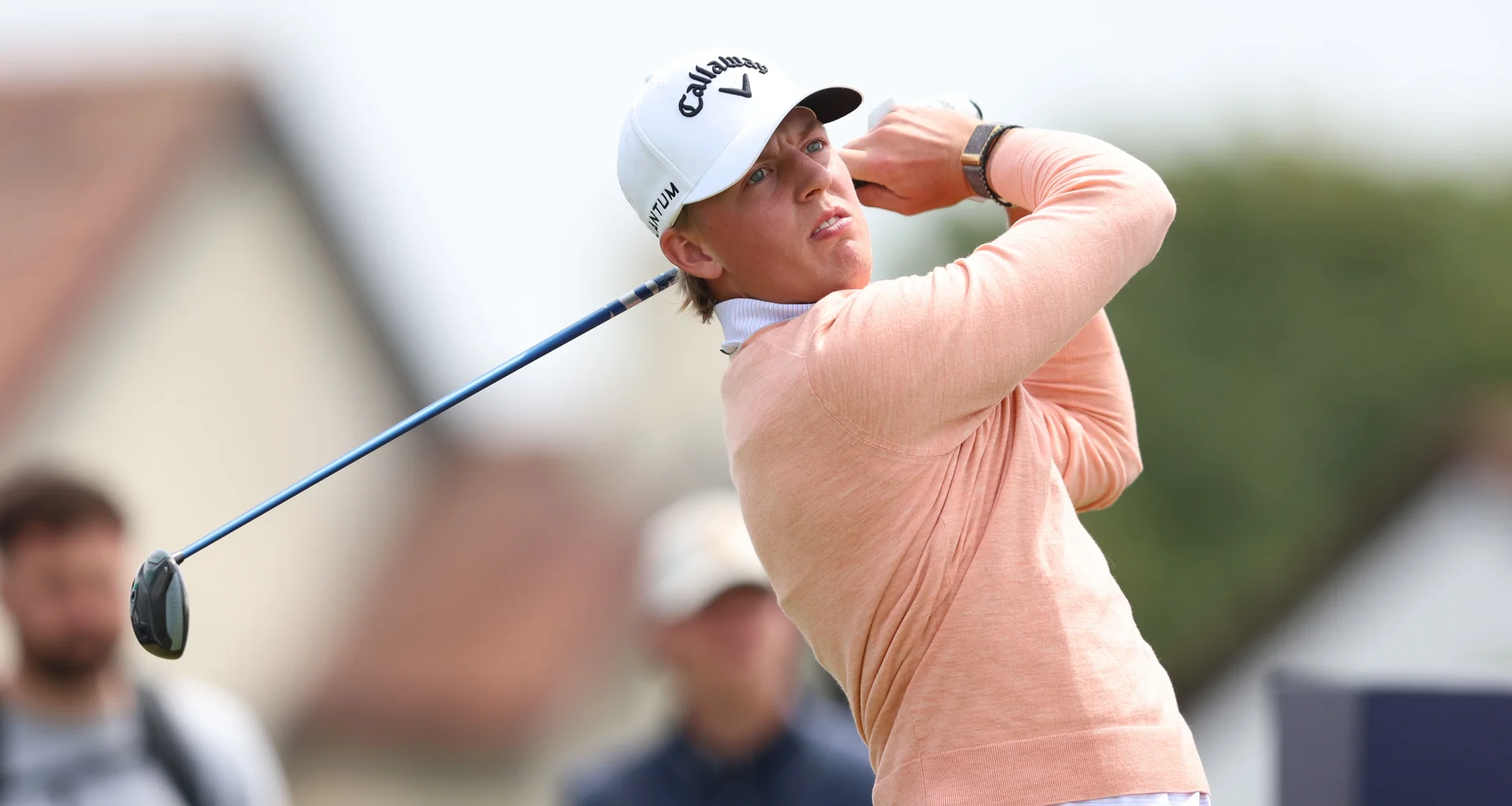 Henry Styles in action at the 2026 Amateur Championship.