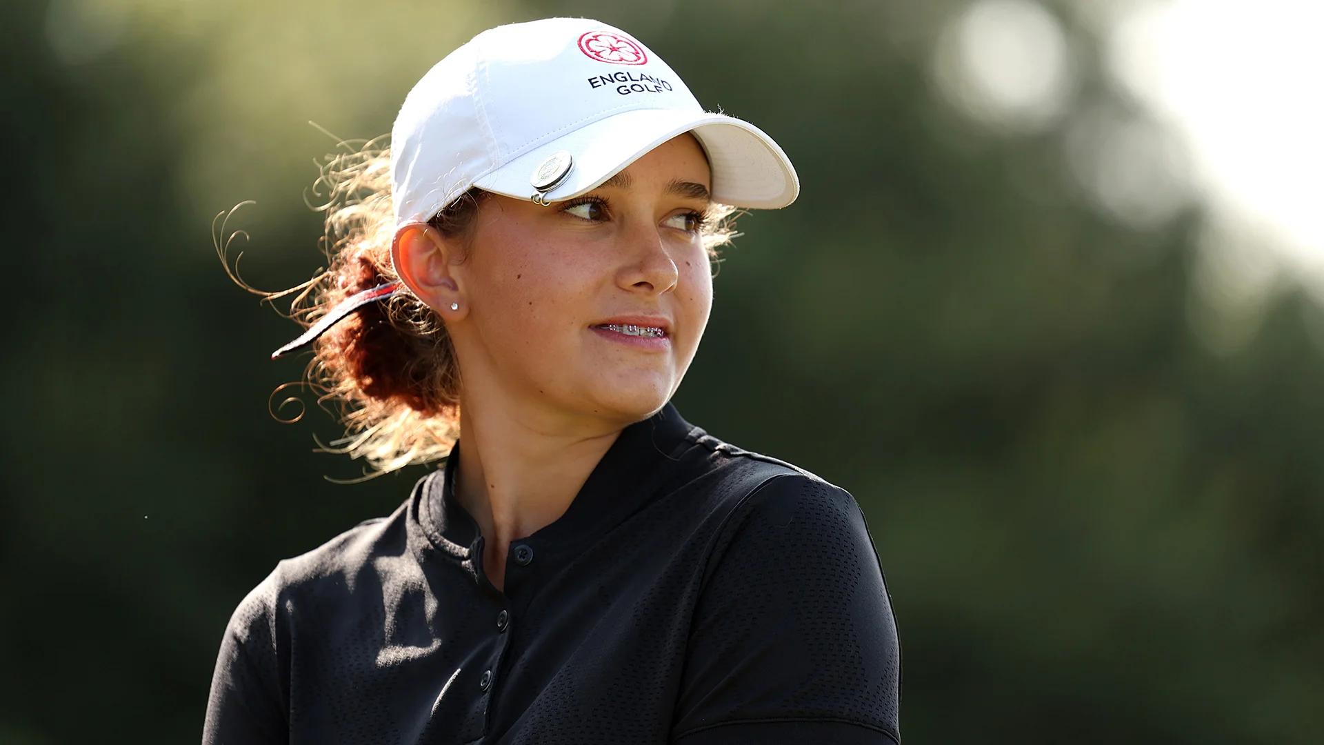 Charlotte Naughton in the semi-finals of the Girls' Amateur Championship