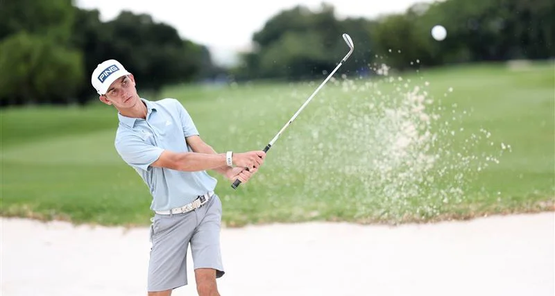 Ivan Verster during round one of the Africa Amateur Championship at Royal Johannesburg.