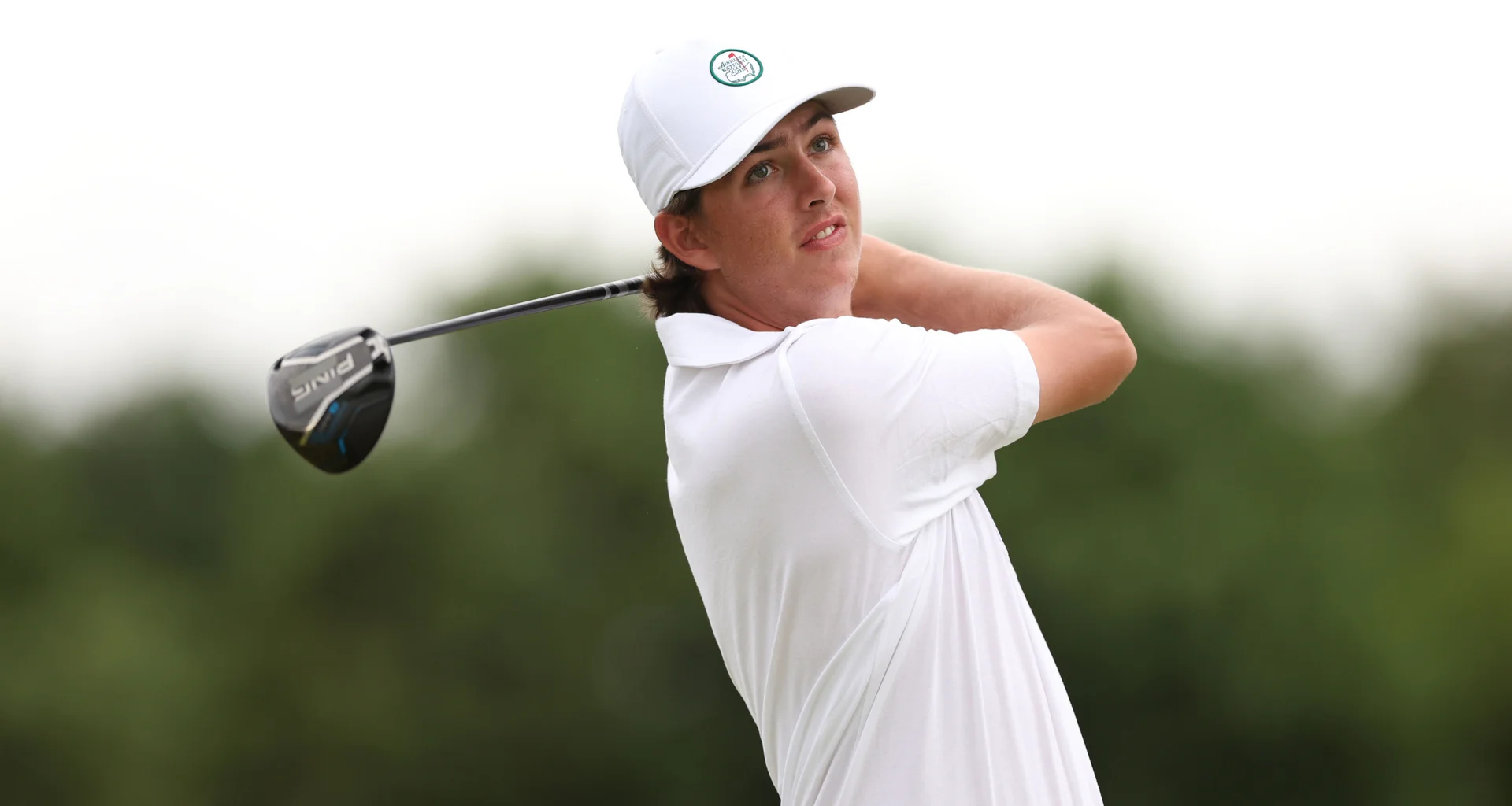 Matt Moloney in action during the quarter-finals of The 131st Amateur Championship at Royal Liverpool.