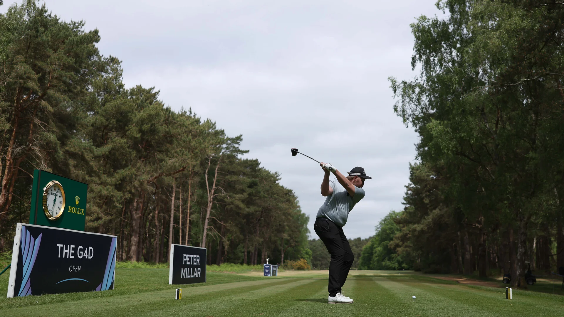 Cameron Pollard during day three of The G4D Open at Woburn.
