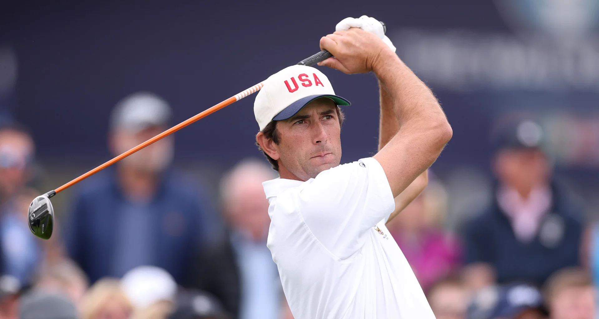 Stewart Hagestad in action during the opening day of the Walker Cup at Lahinch.
