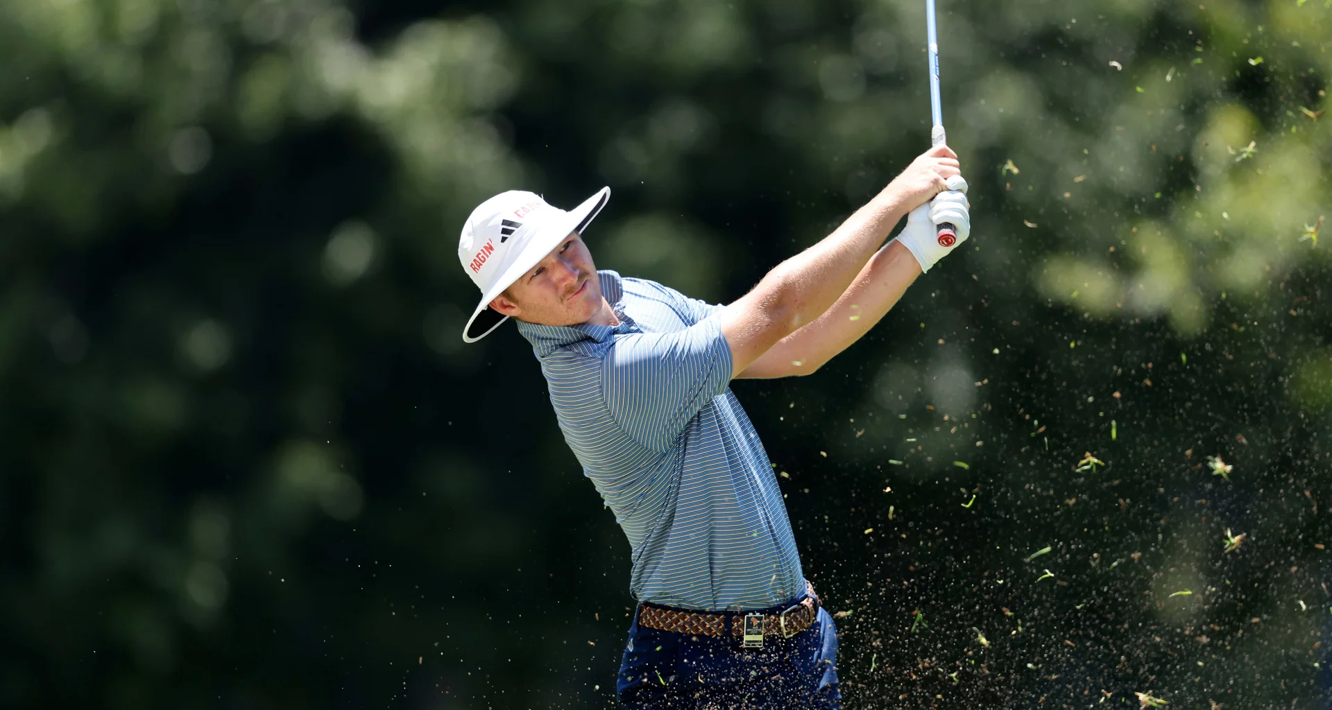 Malan Potgieter in action during day three of the Africa Amateur Championship at Royal Johannesburg.