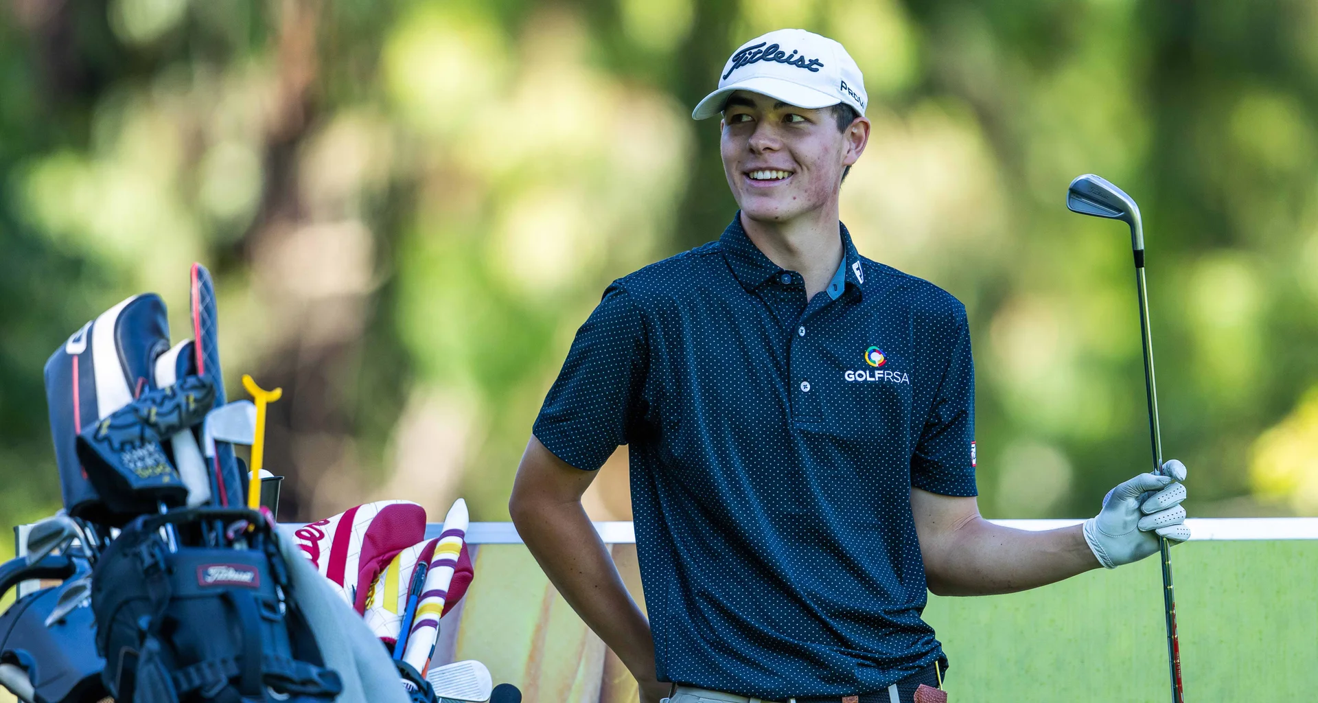 Bryan Newman during the first practice day at the 2026 Africa Amateur Championship at Royal Johannesburg.