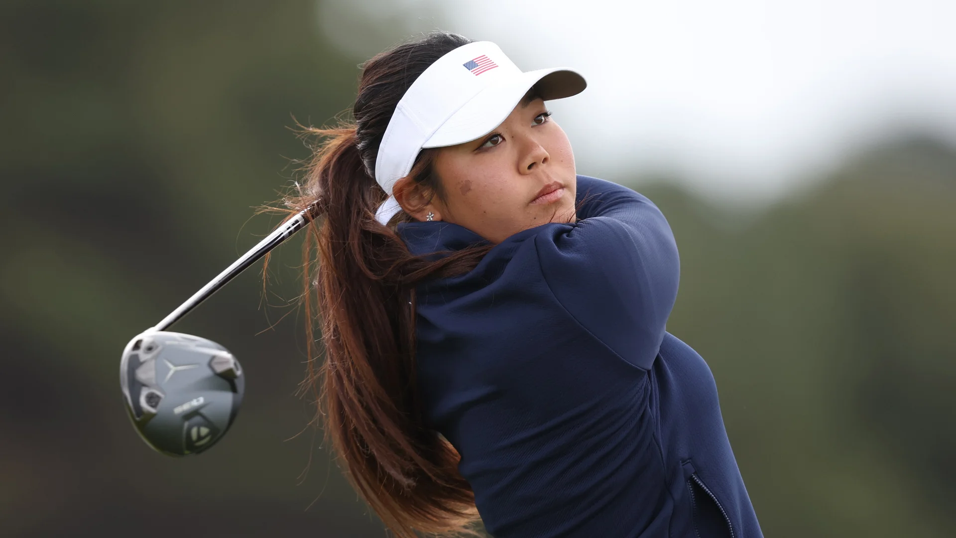Jasmine Koo during day one of The Women's Amateur Championship in Nairn.