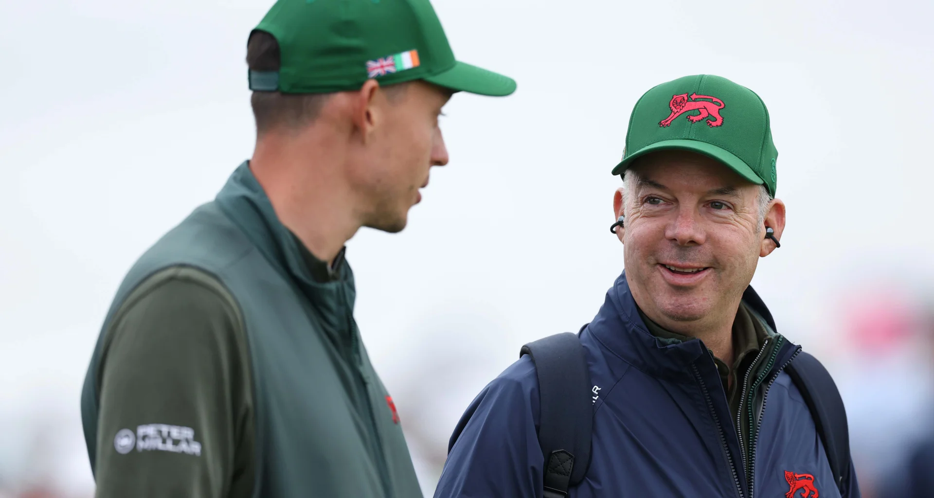 Dean Robertson during the opening day of the 2026 Walker Cup.