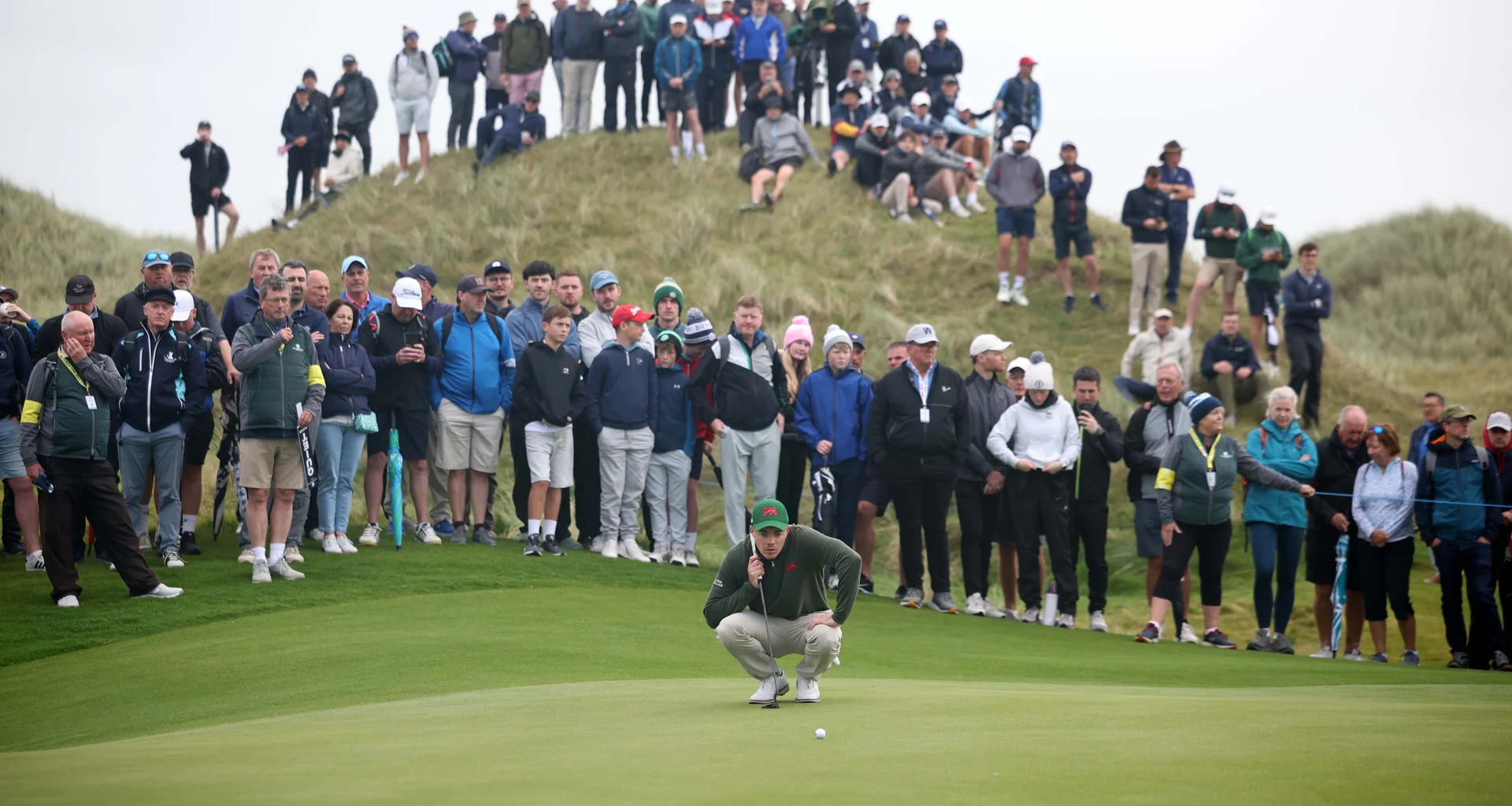 Stuart Grehan during the 2026 Walker Cup at Lahinch.