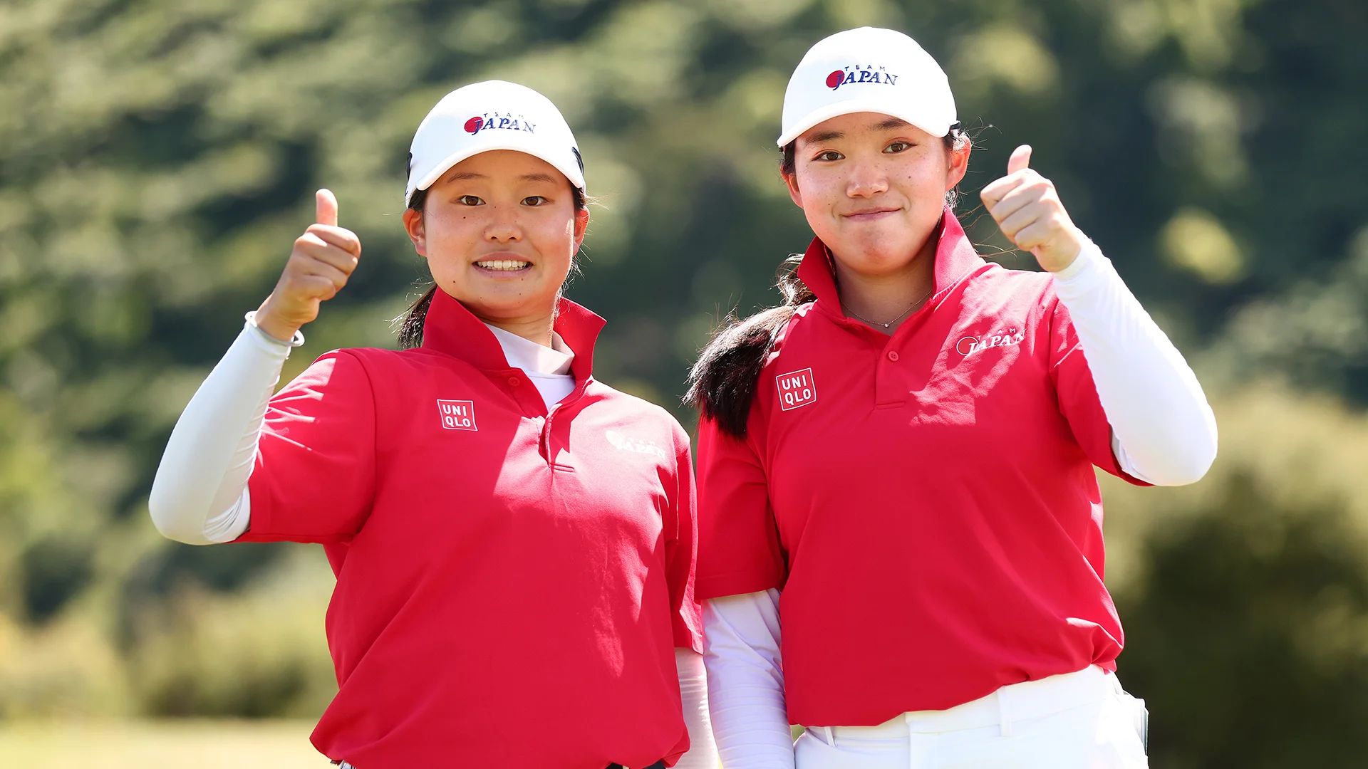 Yurina Hiroyoshi and Anna Iwanaga of Japan