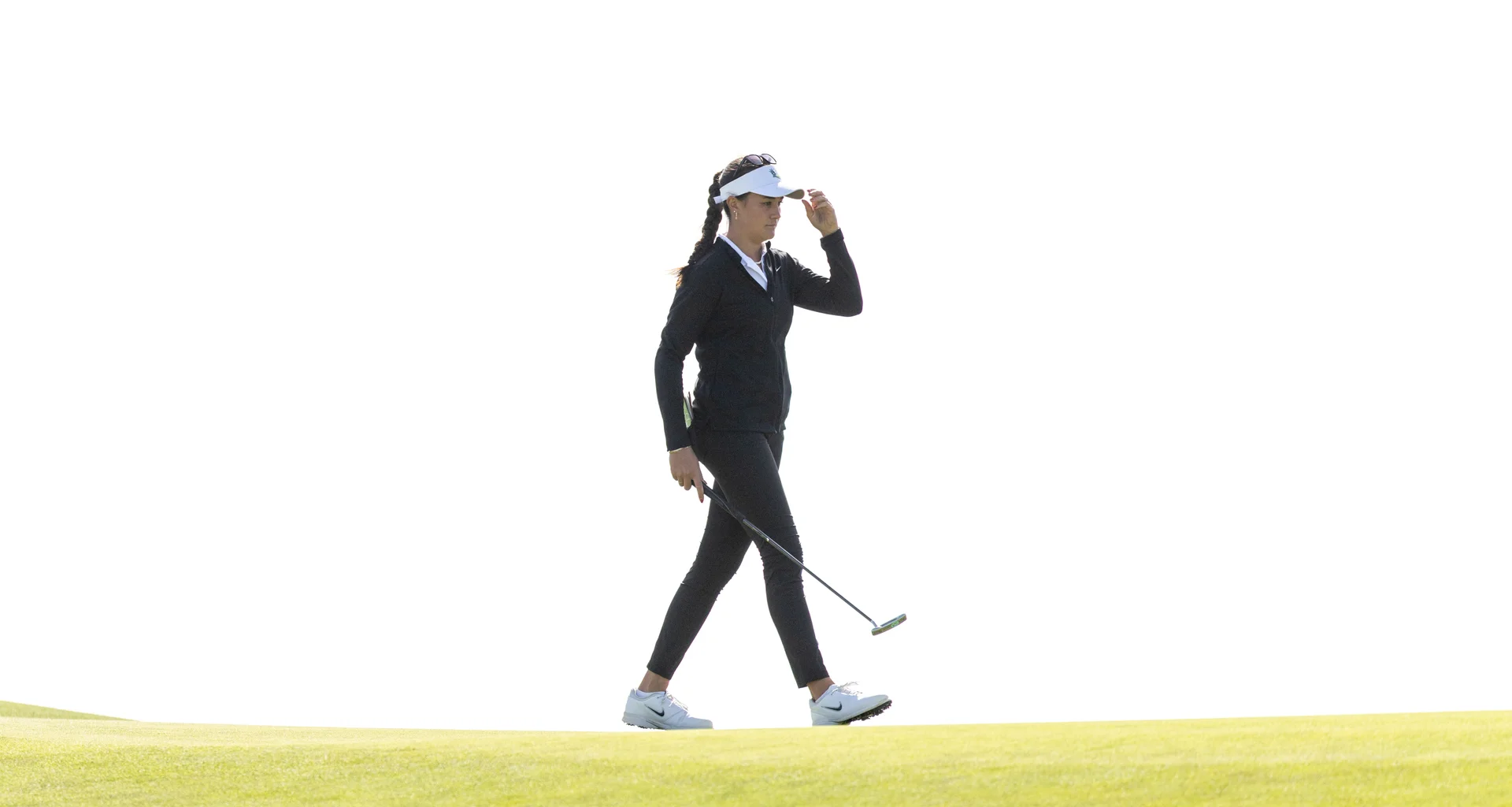 Golfer Kiara Romero in action in August 2025.