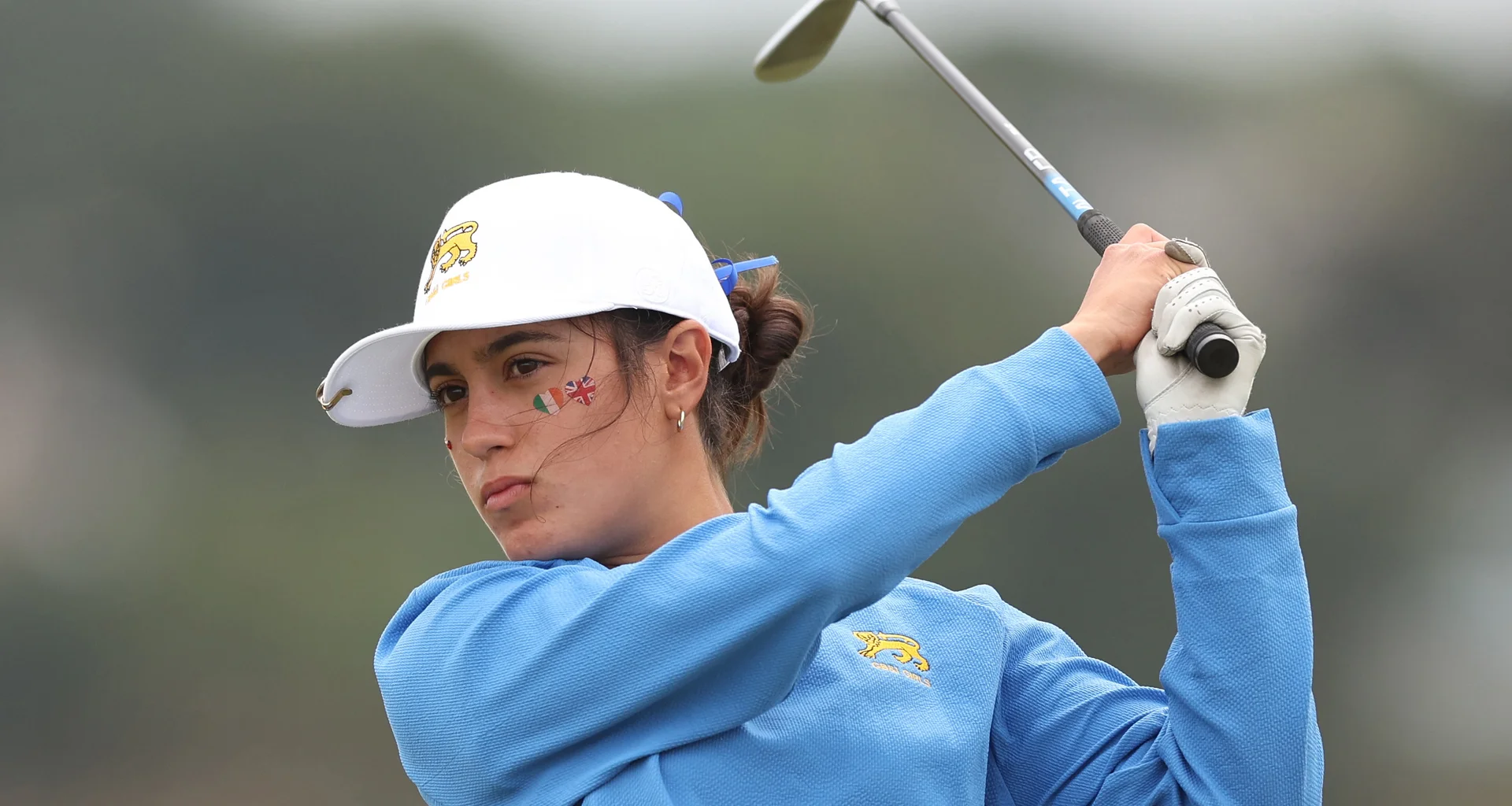 Rebecca Del Sol-Gonzalez in action during the 2026 Junior Vagliano Trophy at The Island, Ireland.
