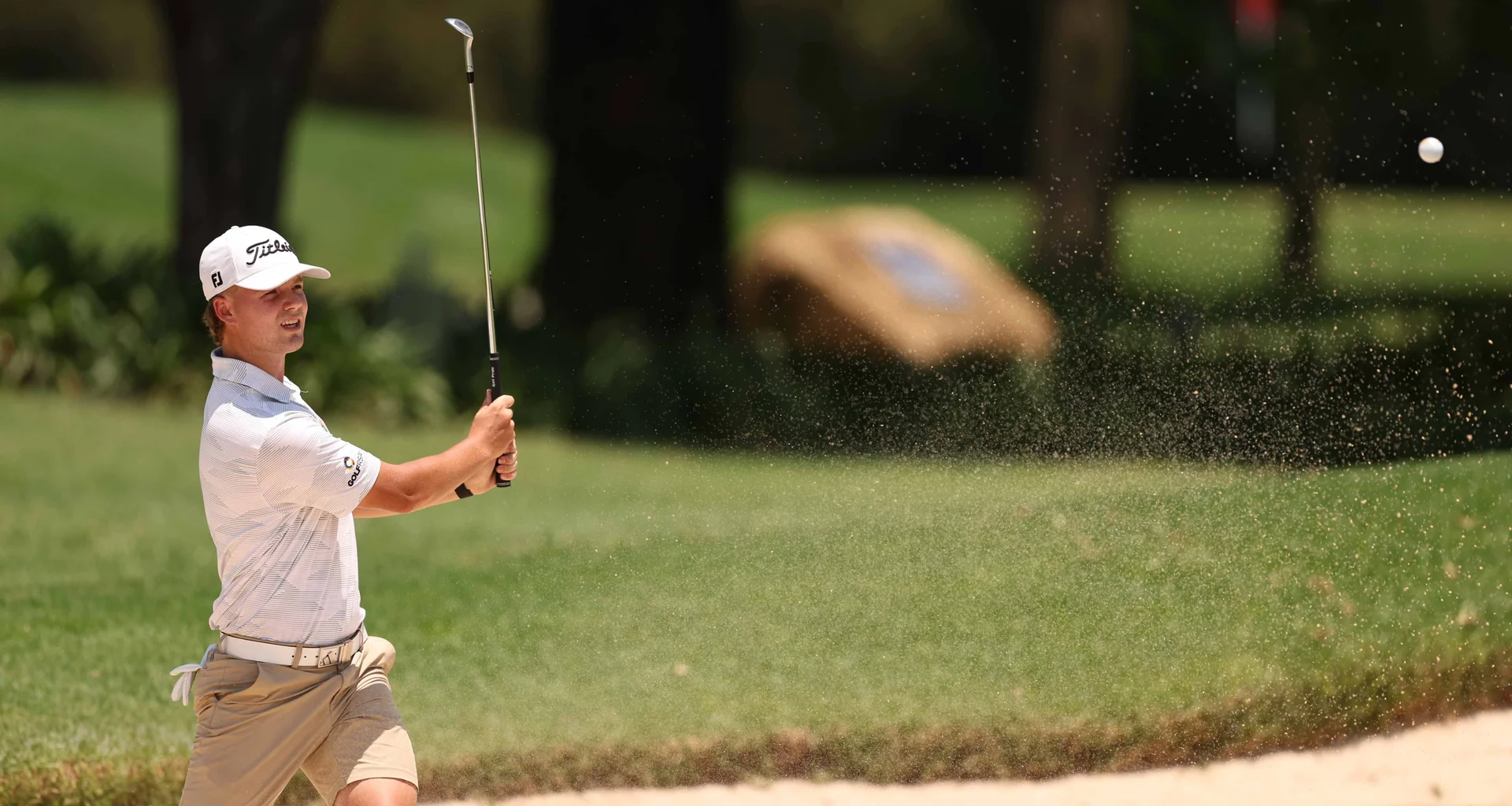 Charl Barnard during round one of the Africa Amateur Championship at Royal Johannesburg.