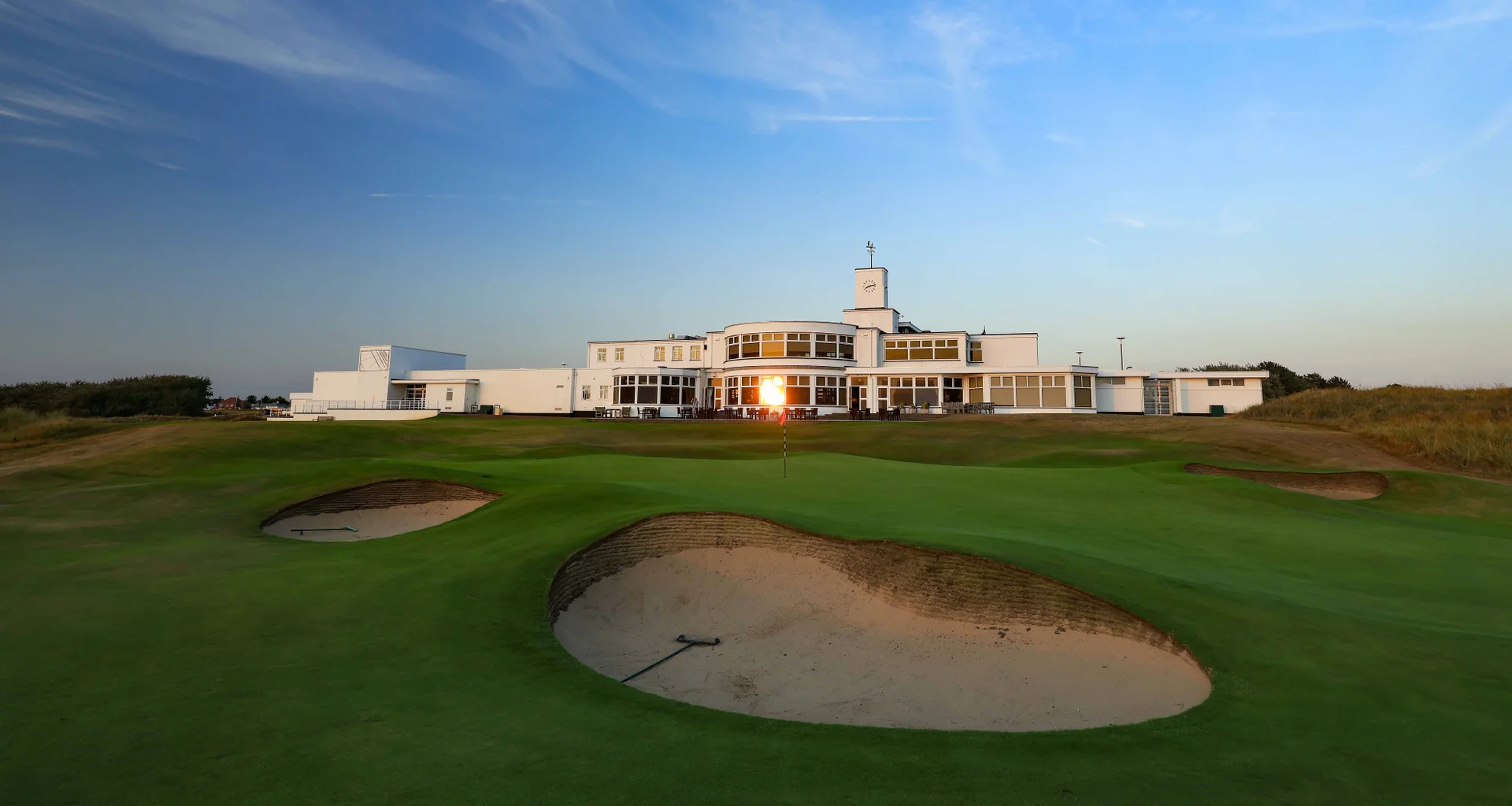 The clubhouse at Royal Birkdale.