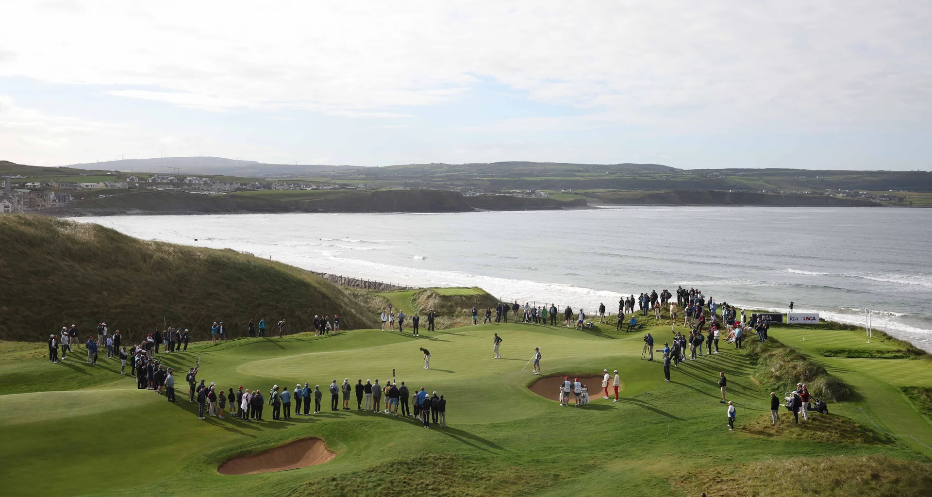 Fans at Lahinch for the 51st Walker Cup.