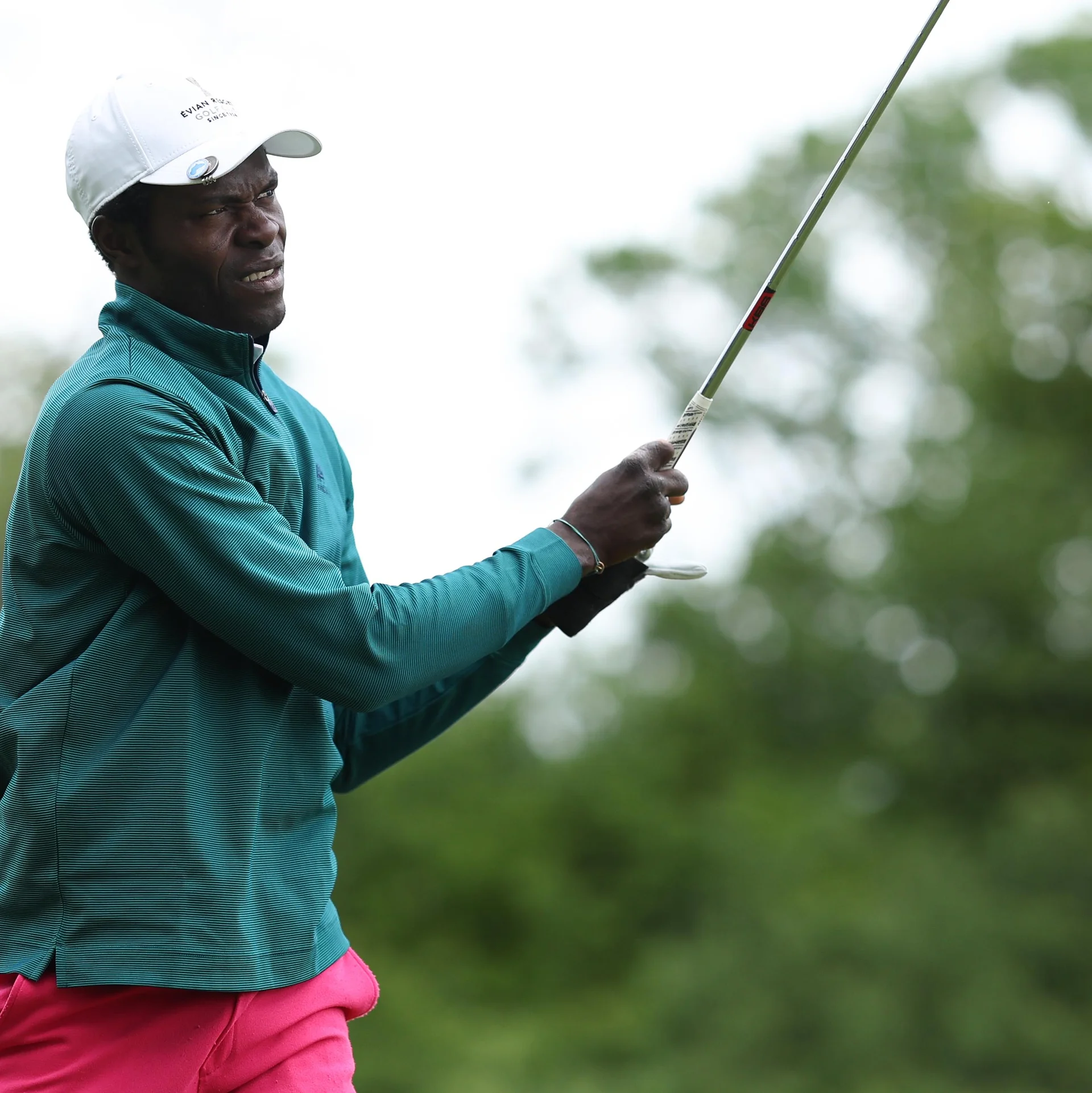 Issa Nlareb A Amang of Cameroon during Day Two of The G4D Open at Celtic Manor Resort