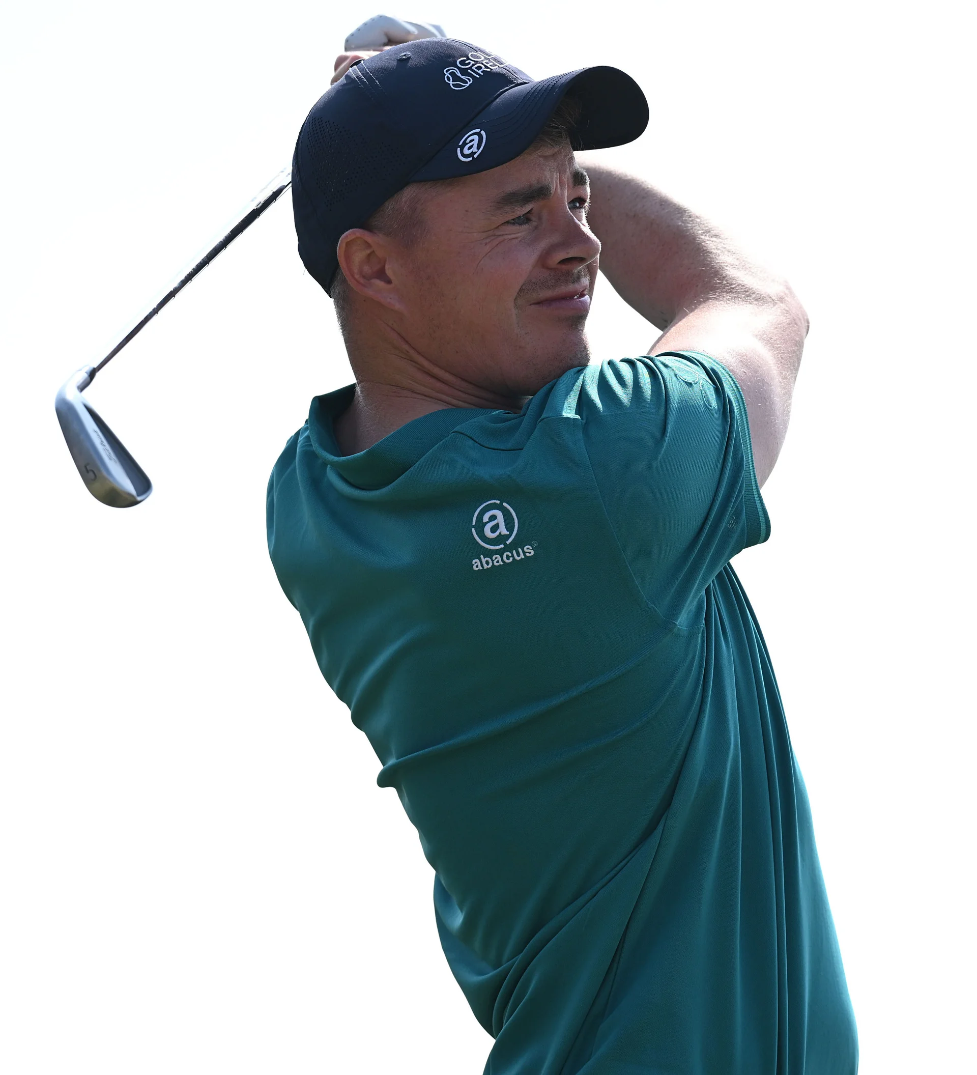 Stuart Grehan playing golf.