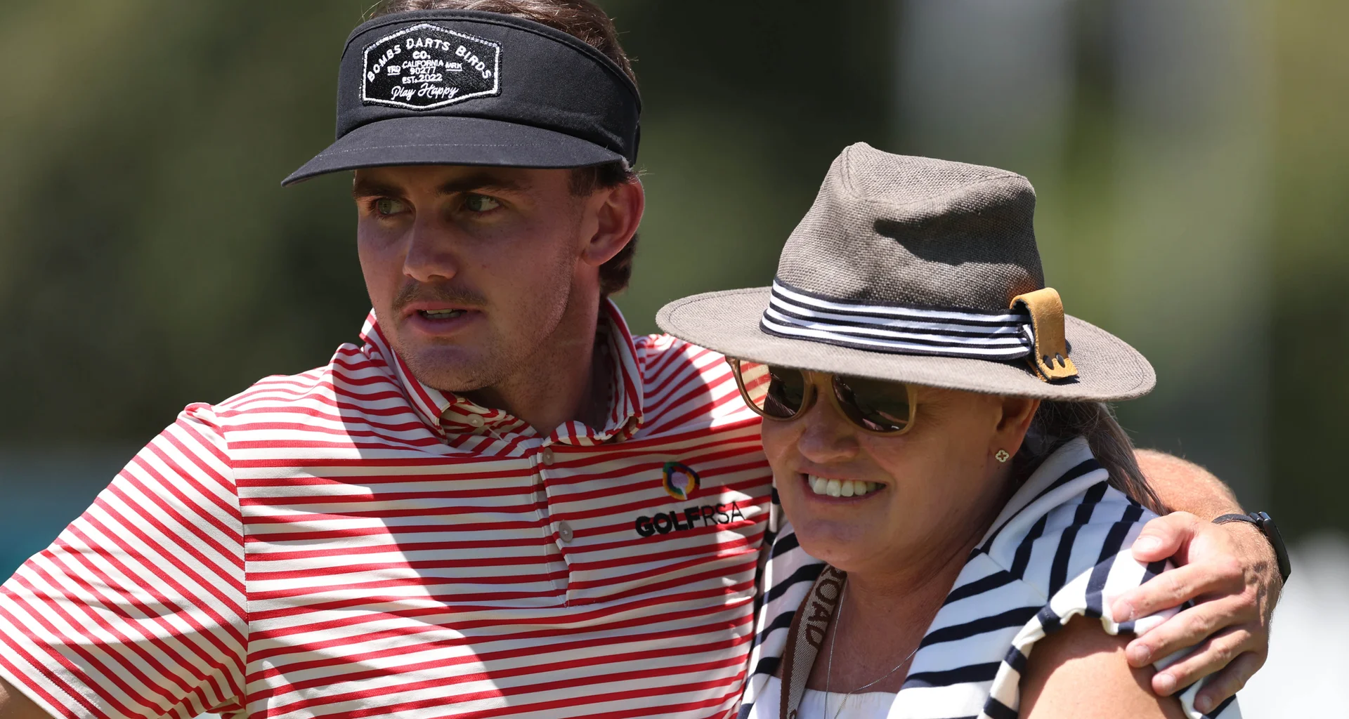Jack Buchanan of South Africa reacts during Day Two of the Africa Amateur Championship at Royal Johannesburg.