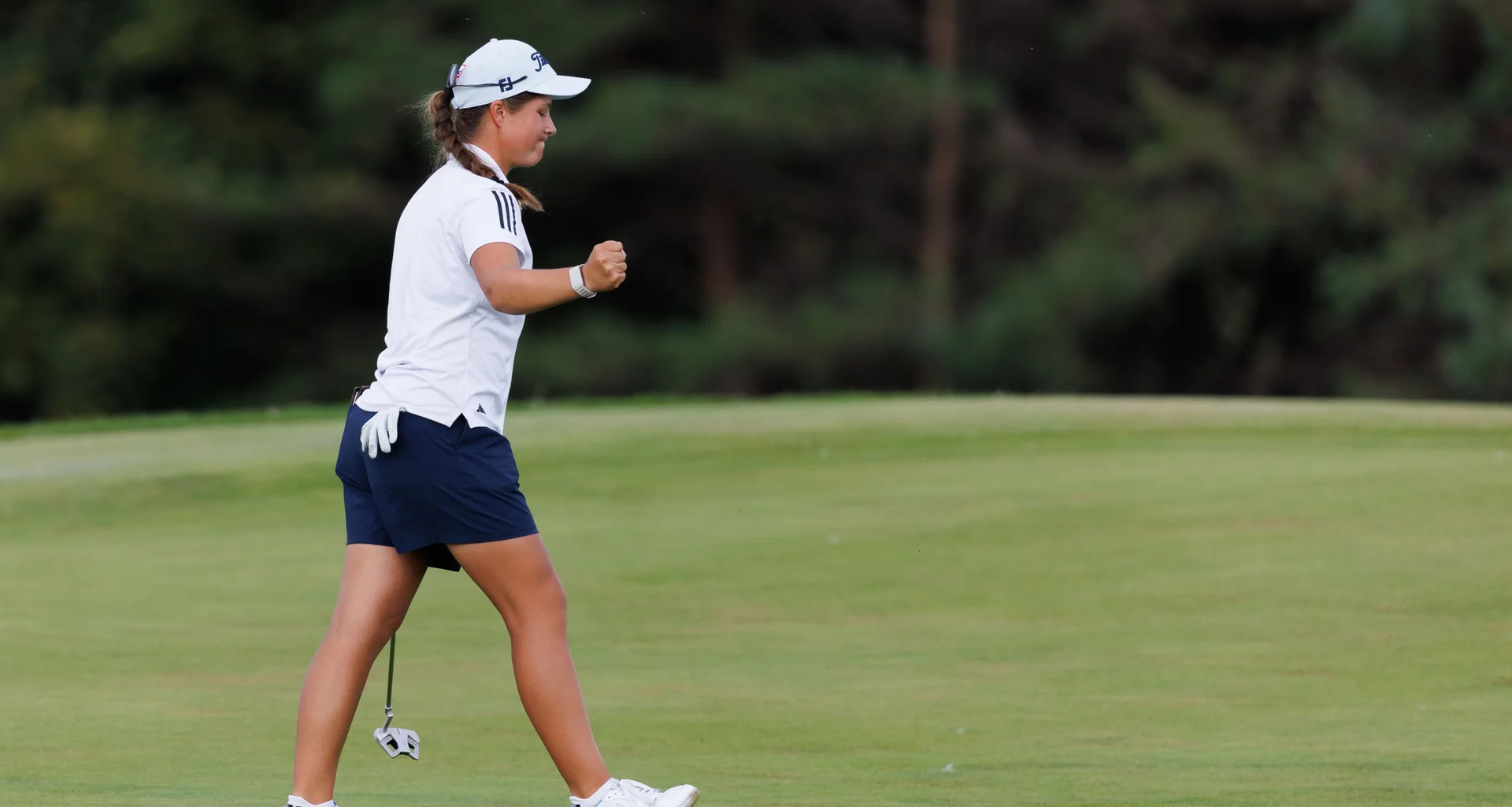 Lisa Coetzer in action during the 2026 Girls' Amateur Championship.