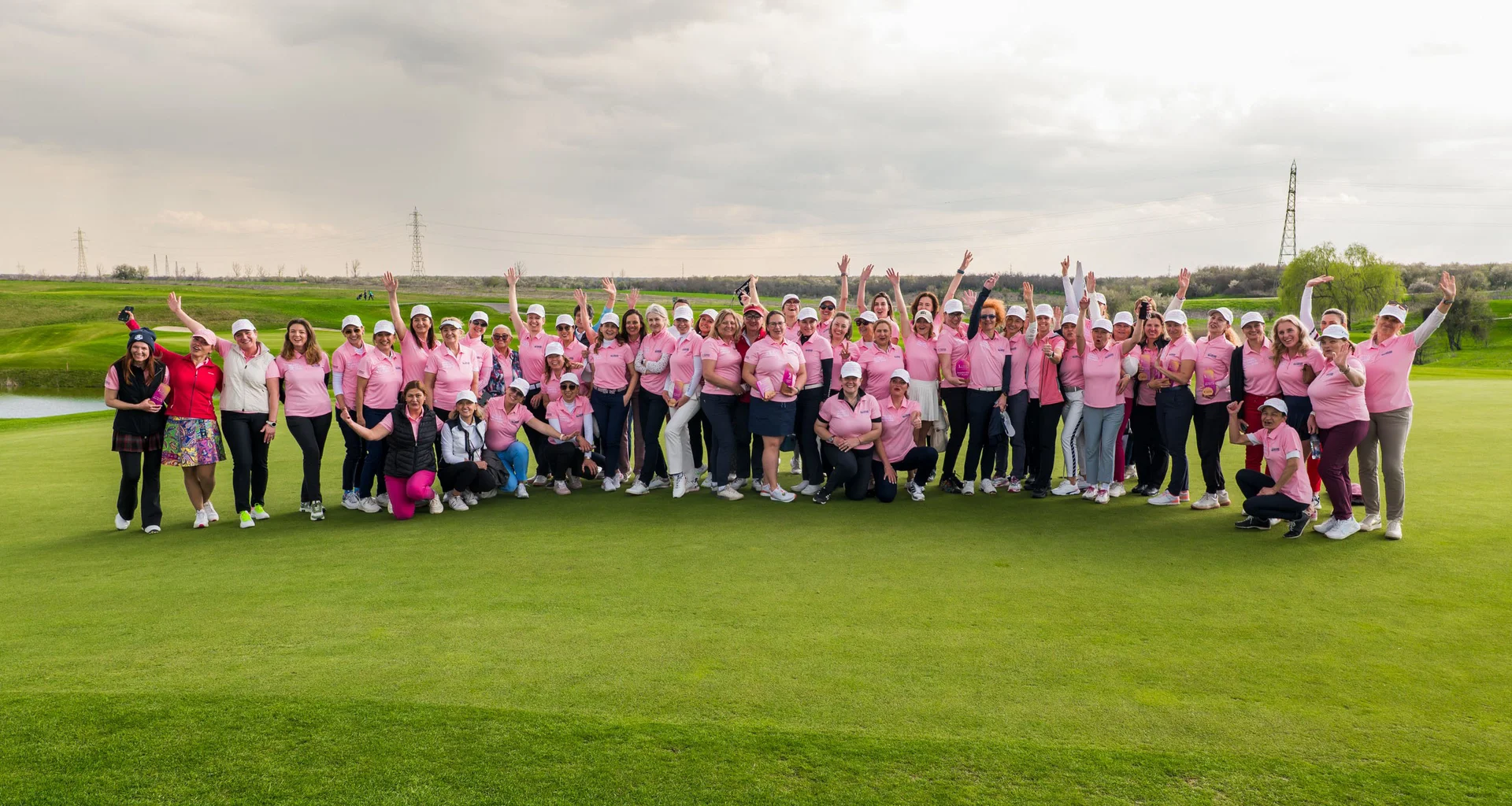 Players competing in the inaugural Balkan Women's Open.