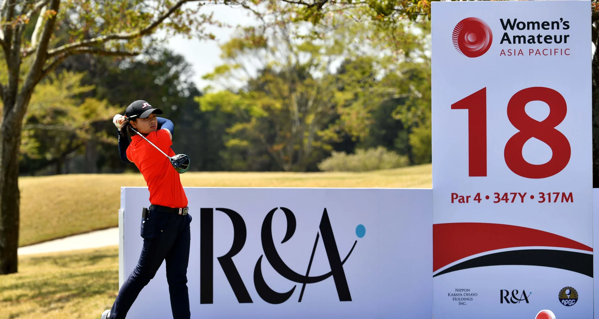 Yuka Saso during the Women's Amateur Asia Pacific Championship in 2019.