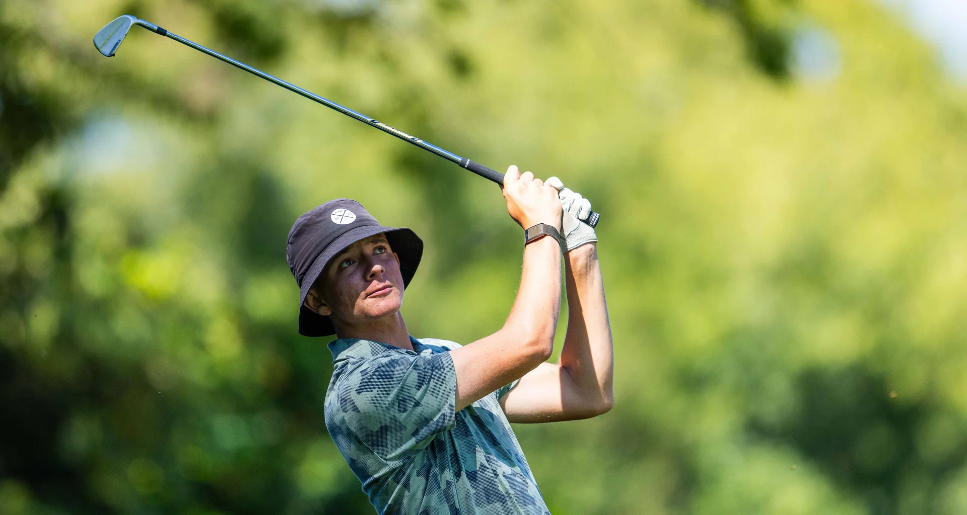 JL de Bruin of South Africa tees off during a practice round prior to the Africa Amateur Championship at Royal Johannesburg.
