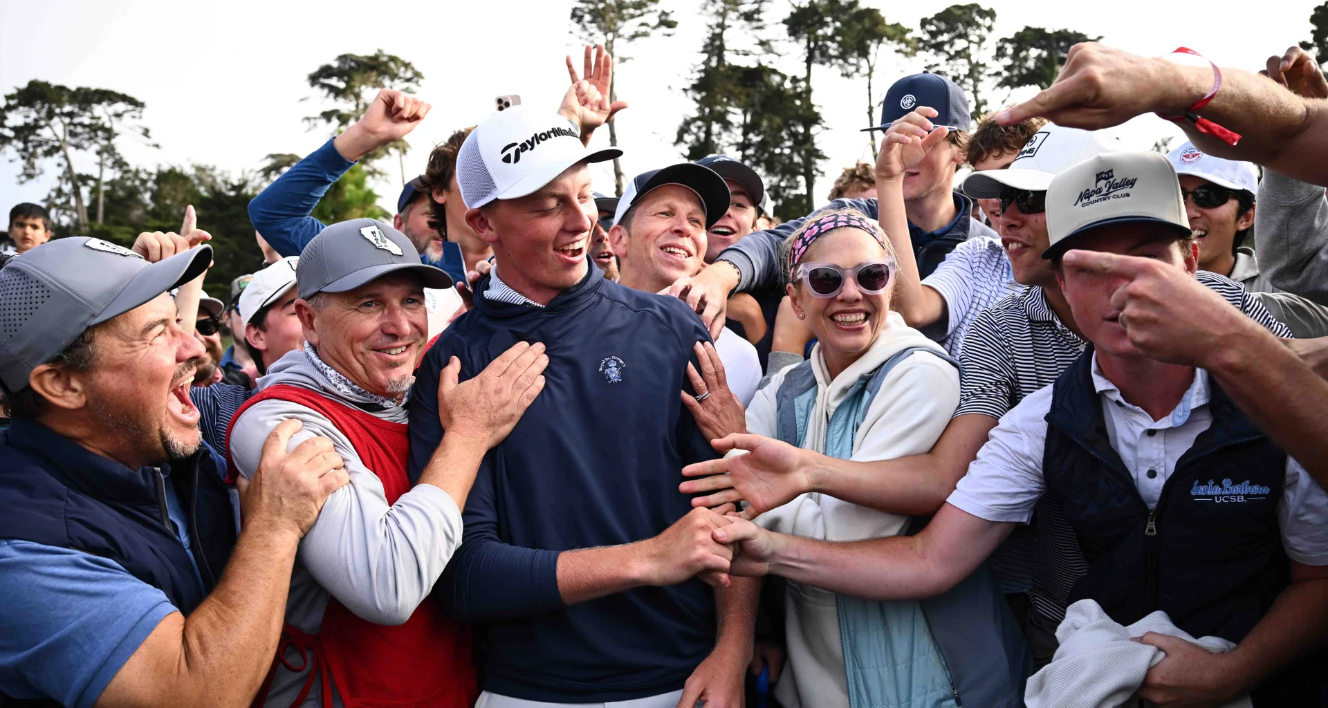 Niall Shiels Donegan received huge support during the US Amateur Championship at The Olympic Club.