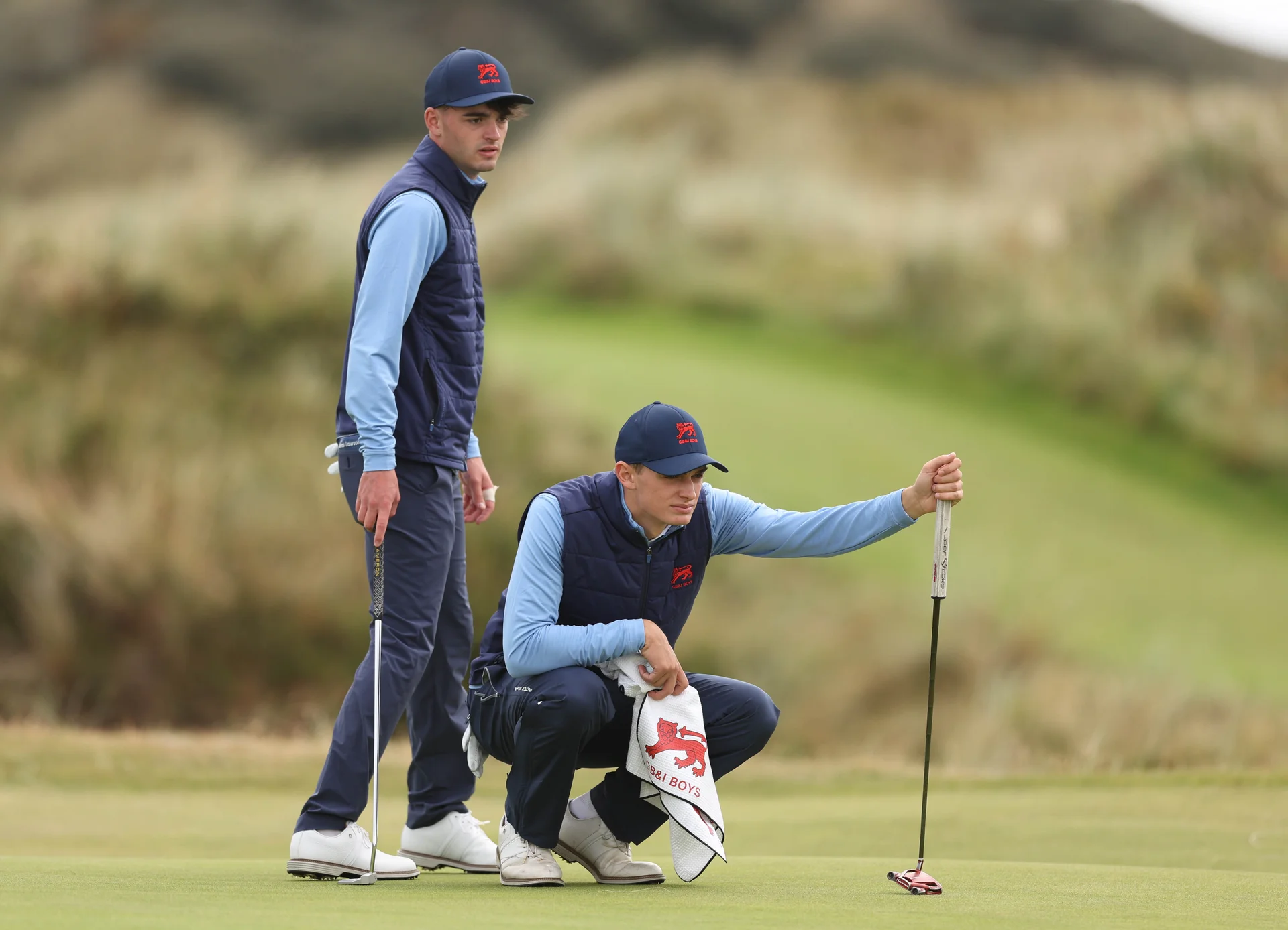 Aidan Lawson and Adam Fahey of Team Great Britain and Ireland during the Jacques Leglise Trophy.