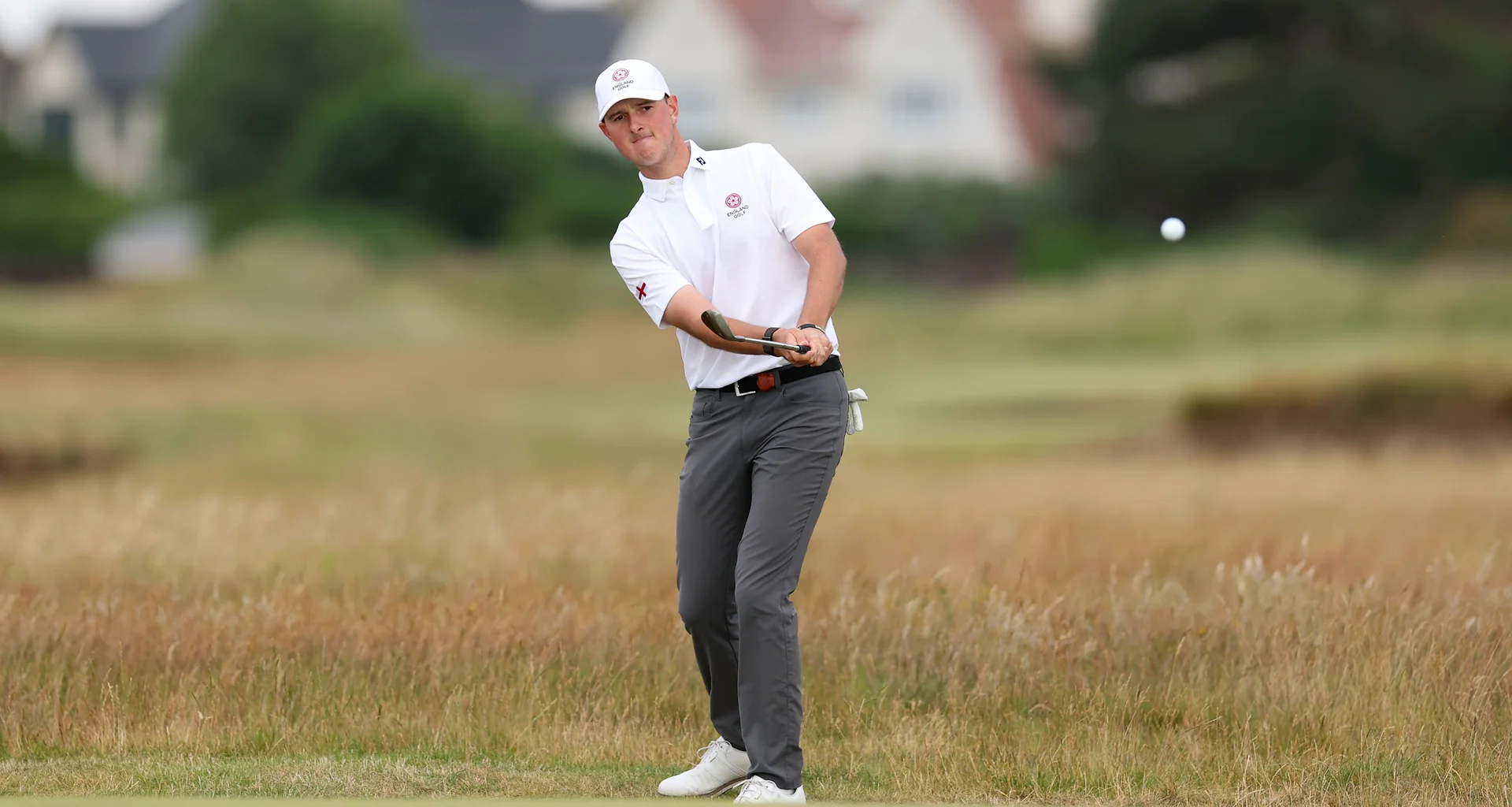 Sam Easterbrook in action at the 2026 Amateur Championship.