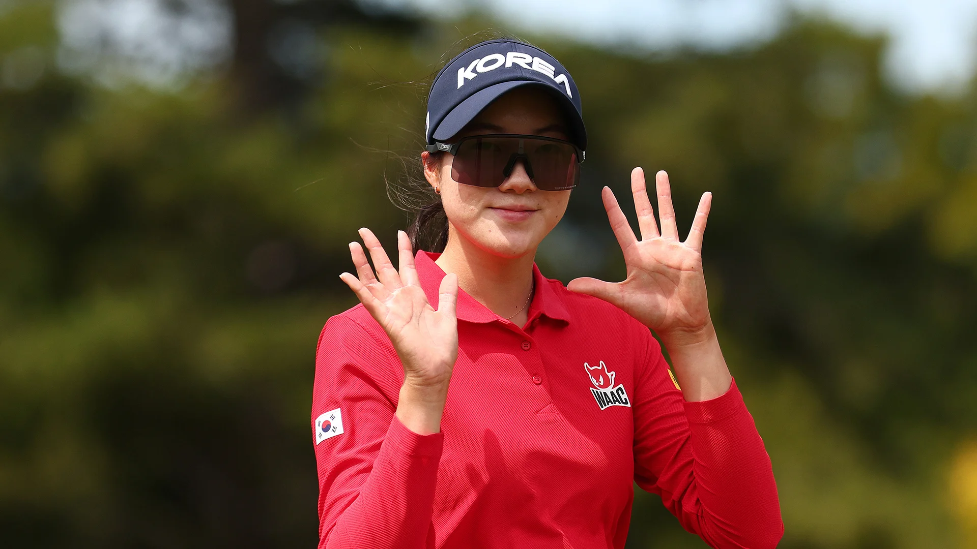 Yunseo Yang on day one of the 2026 Women's Amateur Asia-Pacific