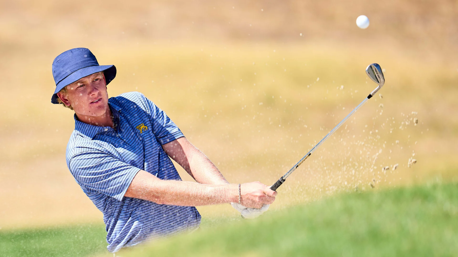Luke Poulter during the 2025 St Andrews Trophy at Real Club de la Puerta de Hierro.