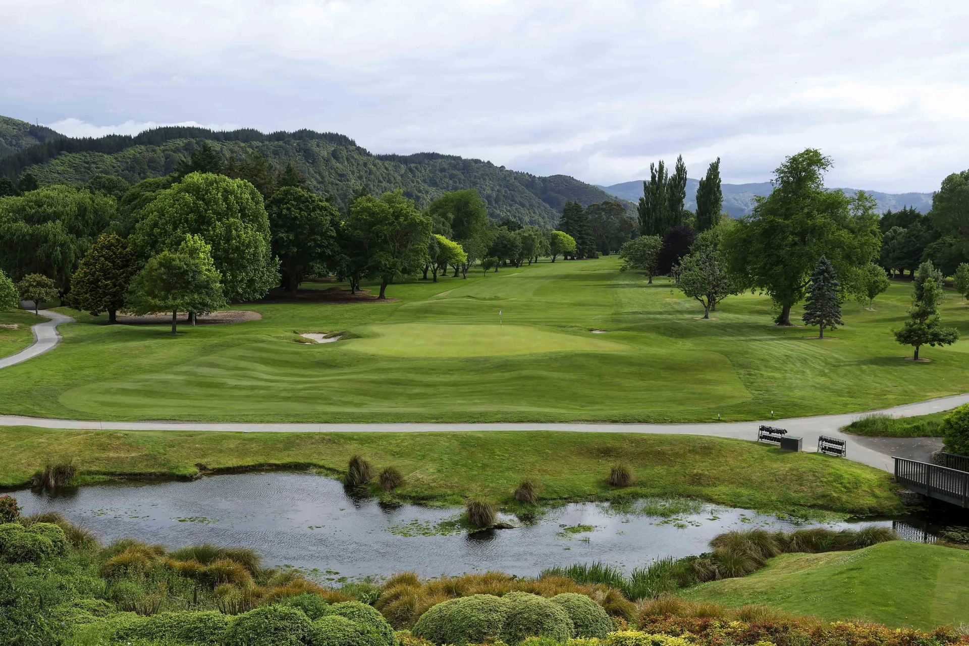 A general view of the course at Royal Wellington Golf Club.