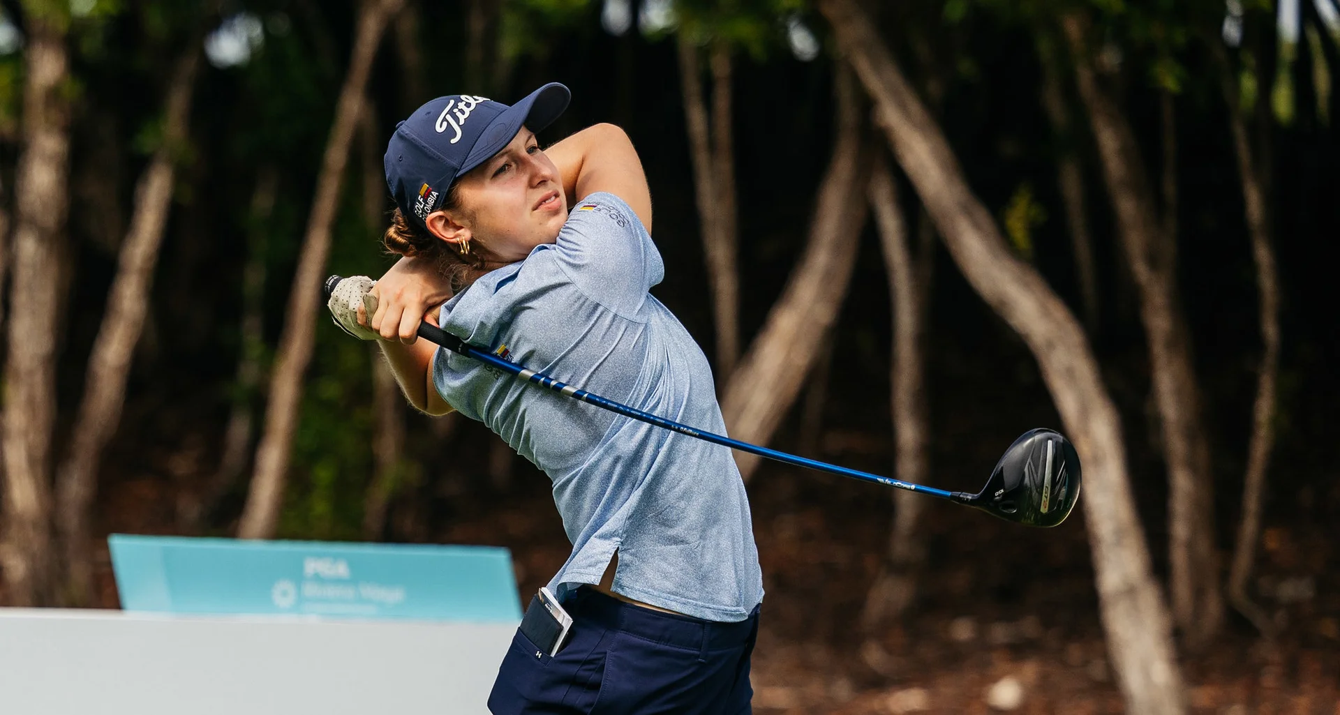 Daniela Paez during round one of the Women's Amateur Latin America at at PGA Riviera Maya in Mexico.