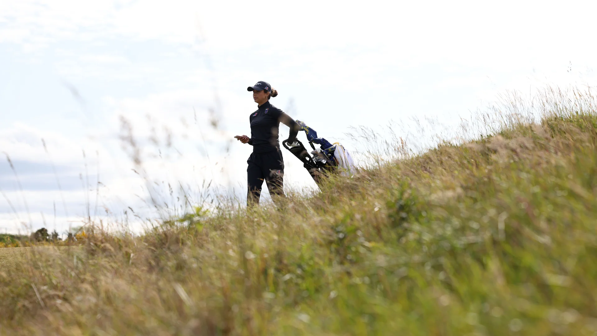 Paris Appendino during day one of The Women's Amateur Championship in Nairn.