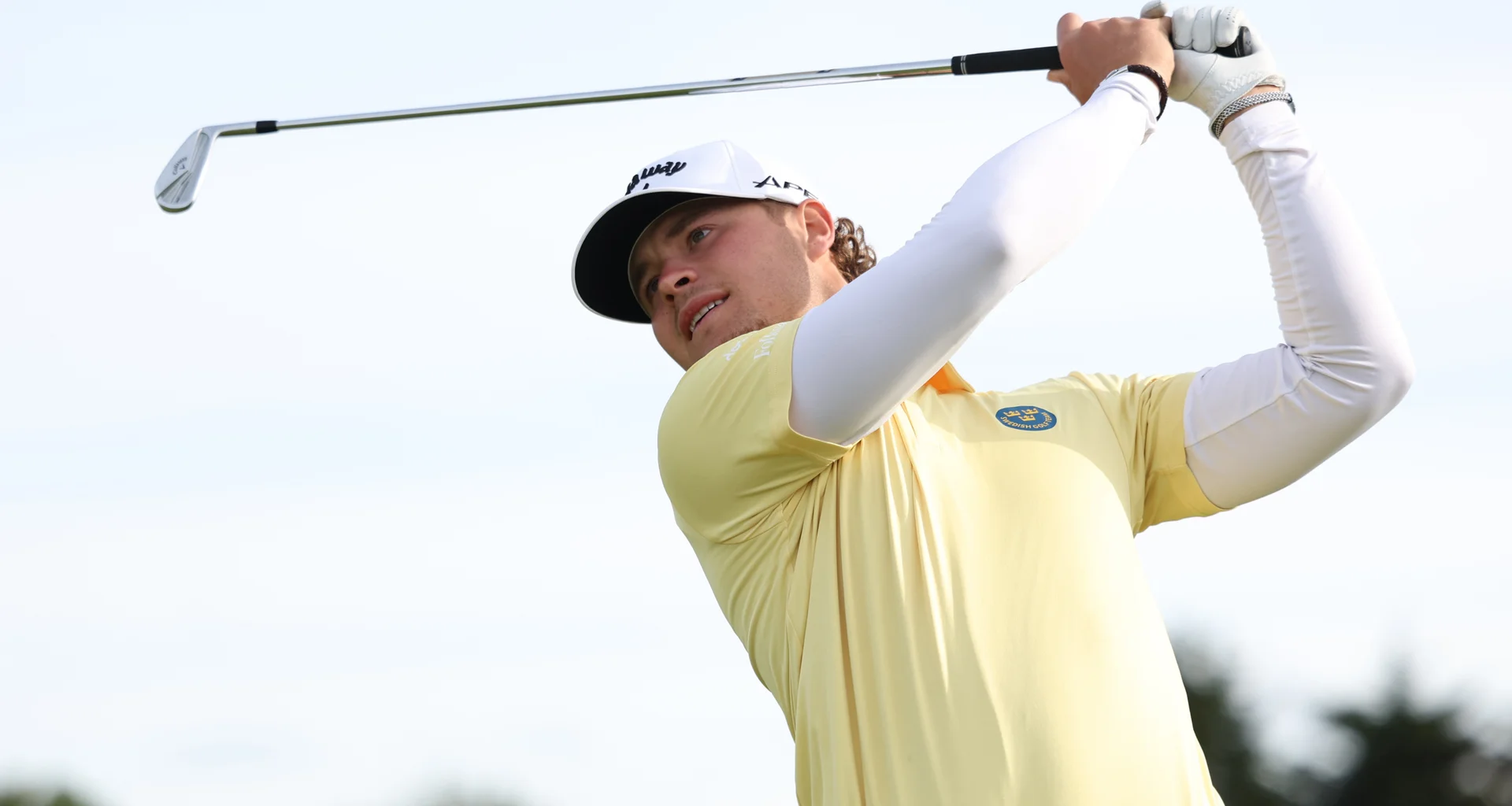 Wilhelm Ryding in action at The 131st Amateur Championship