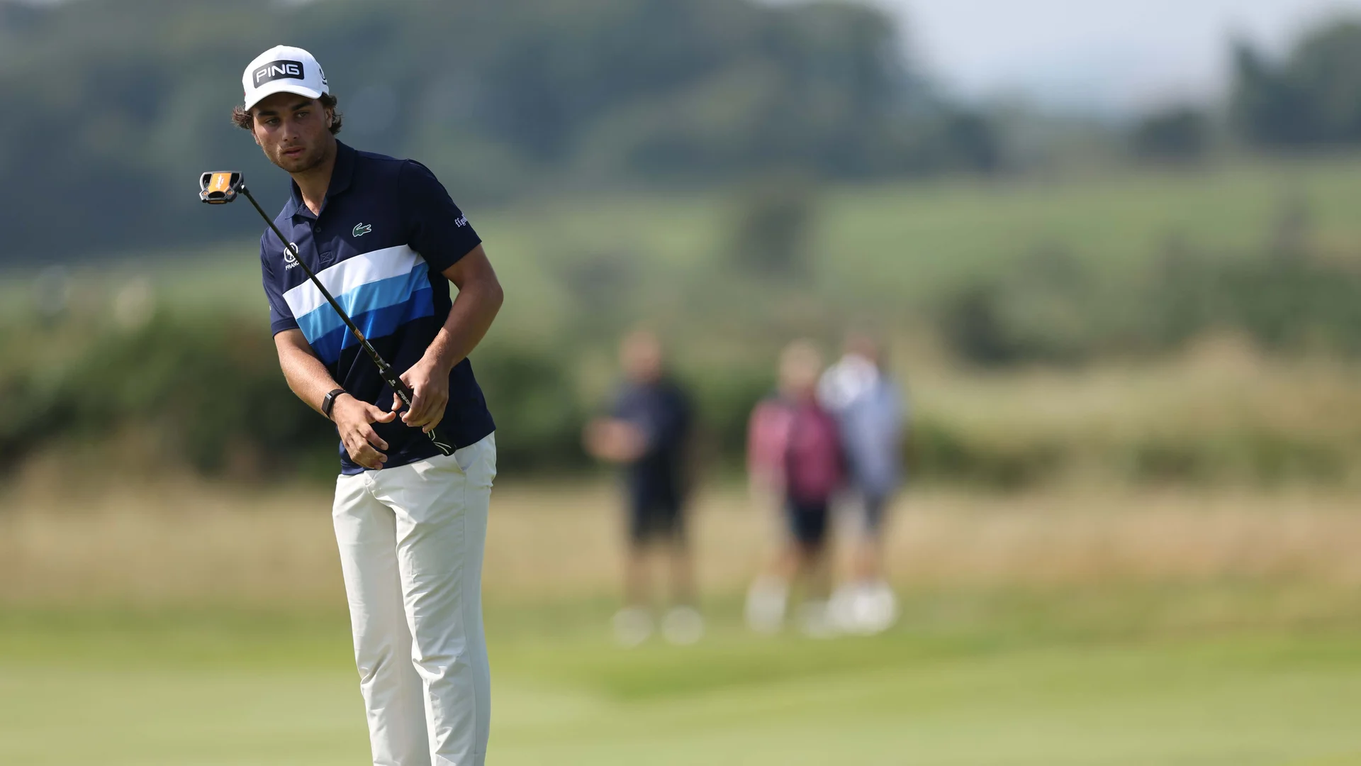 Callixte Alzas during the Boys' Amateur Championship at County Louth in August 2025.